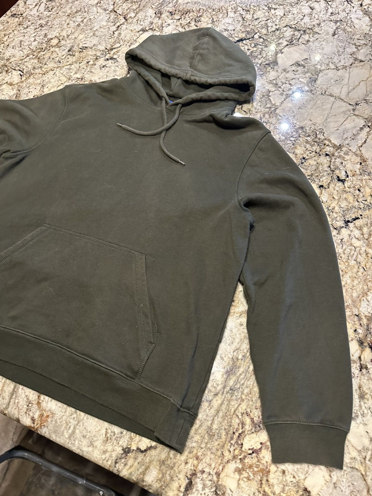 Vintage Blank army green hoodie Size US XL / EU 56 / 4 - 3 Thumbnail
