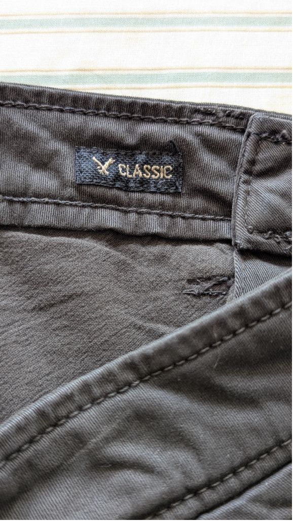 American Eagle Outfitters Men's American Eagle Classic Shorts Size 28 Gray Size US 28 / EU 44 - 8 Thumbnail