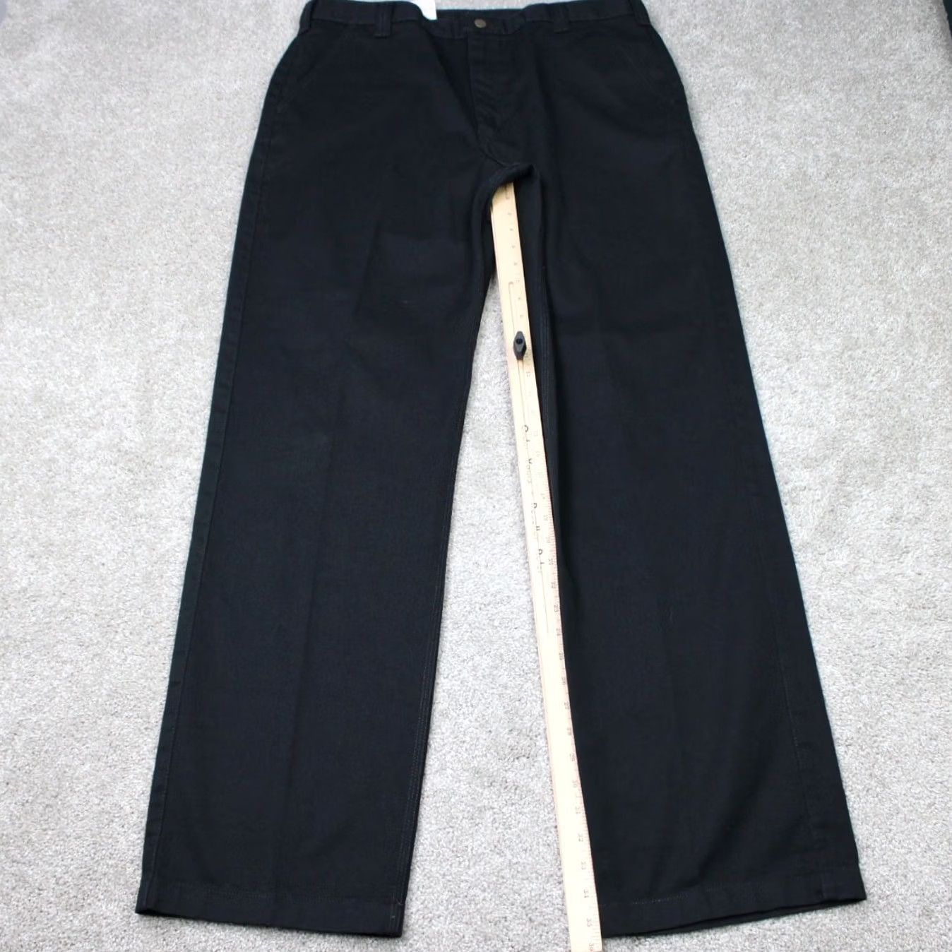 Carhartt Carhartt Pants Mens 38x36 Black Twill Polyester/Cotton Work B290 Size US 38 / EU 54 - 2 Thumbnail