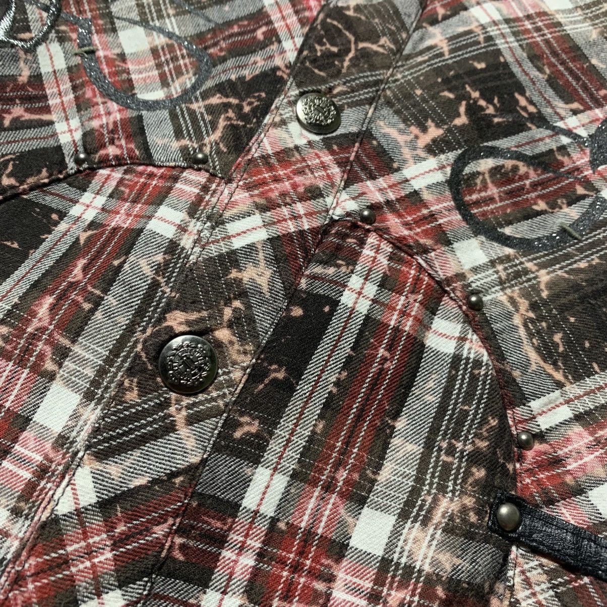 In The Attic × Japanese Brand × Vintage In The Attic Embroidery Shirt Punk Gothic Cowboys Style Size US L / EU 52-54 / 3 - 5 Thumbnail