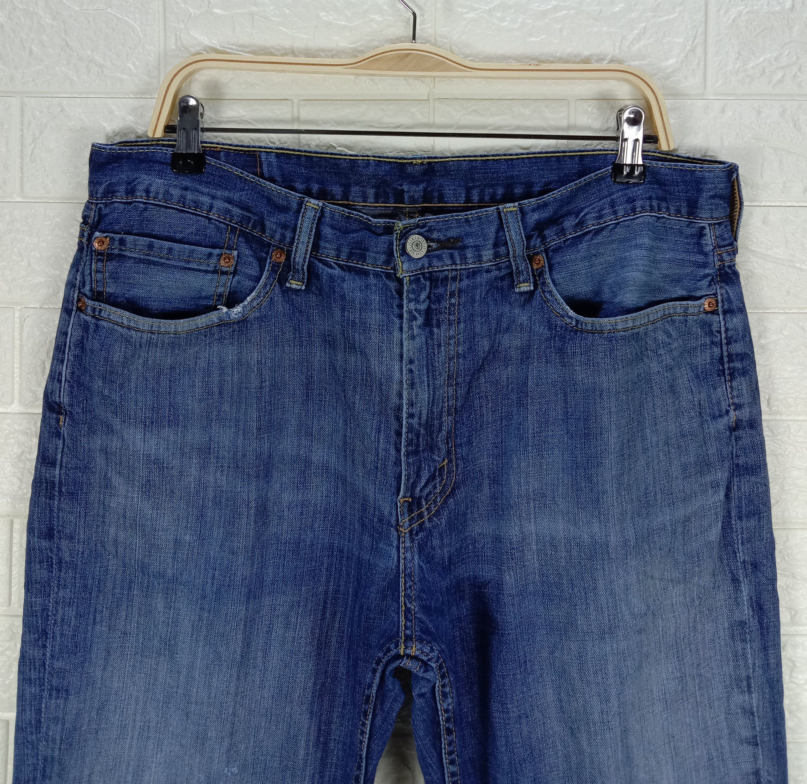 Levi's Vintage Levi's 514 Jeans Earth Tone Straight Fit Denim Size US 36 / EU 52 - 2 Thumbnail