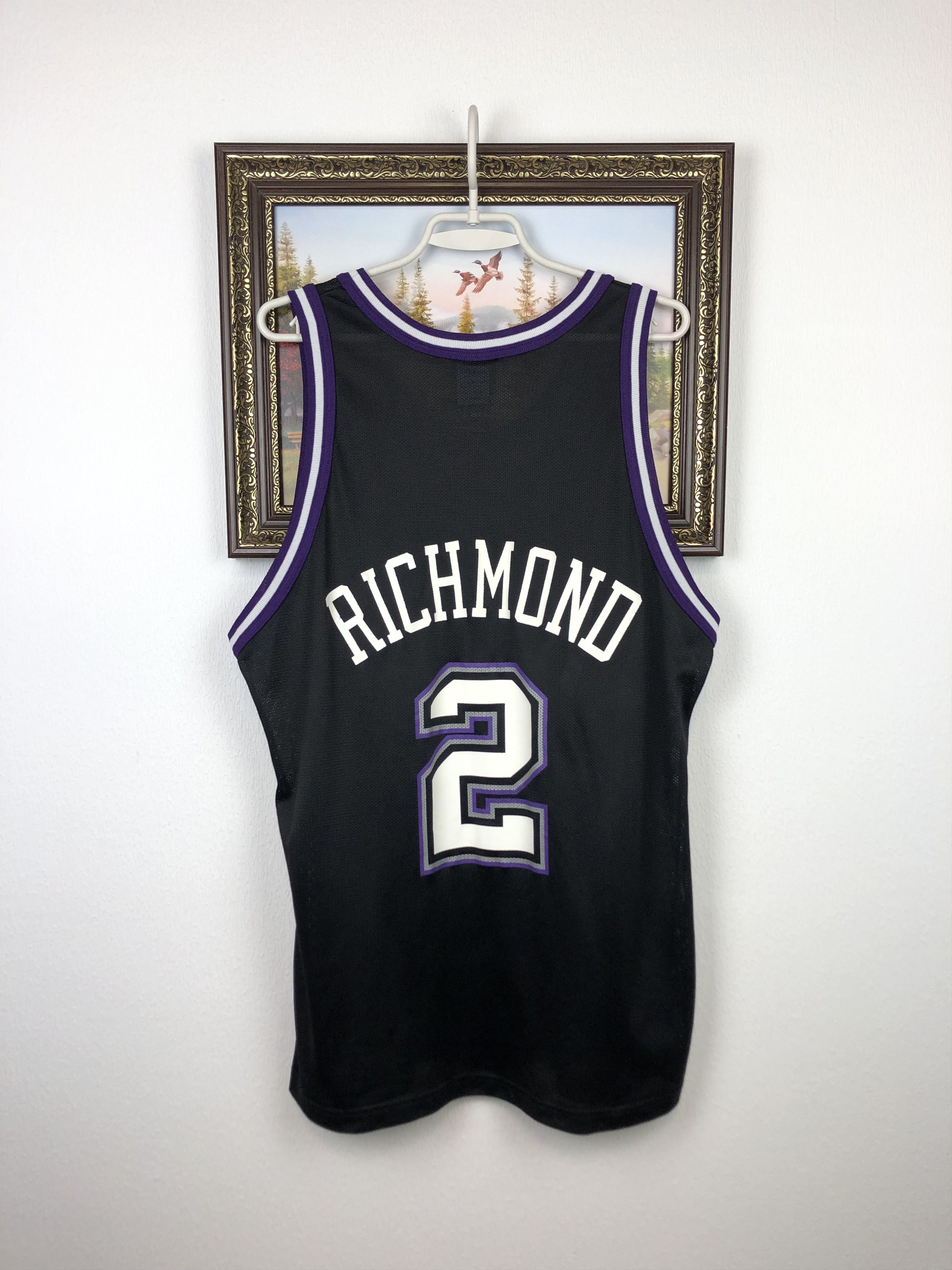 Champion Vintage 90' Champion Sacramento Kings #2 Richmond Jersey NBA Size US L / EU 52-54 / 3 - 9 Thumbnail