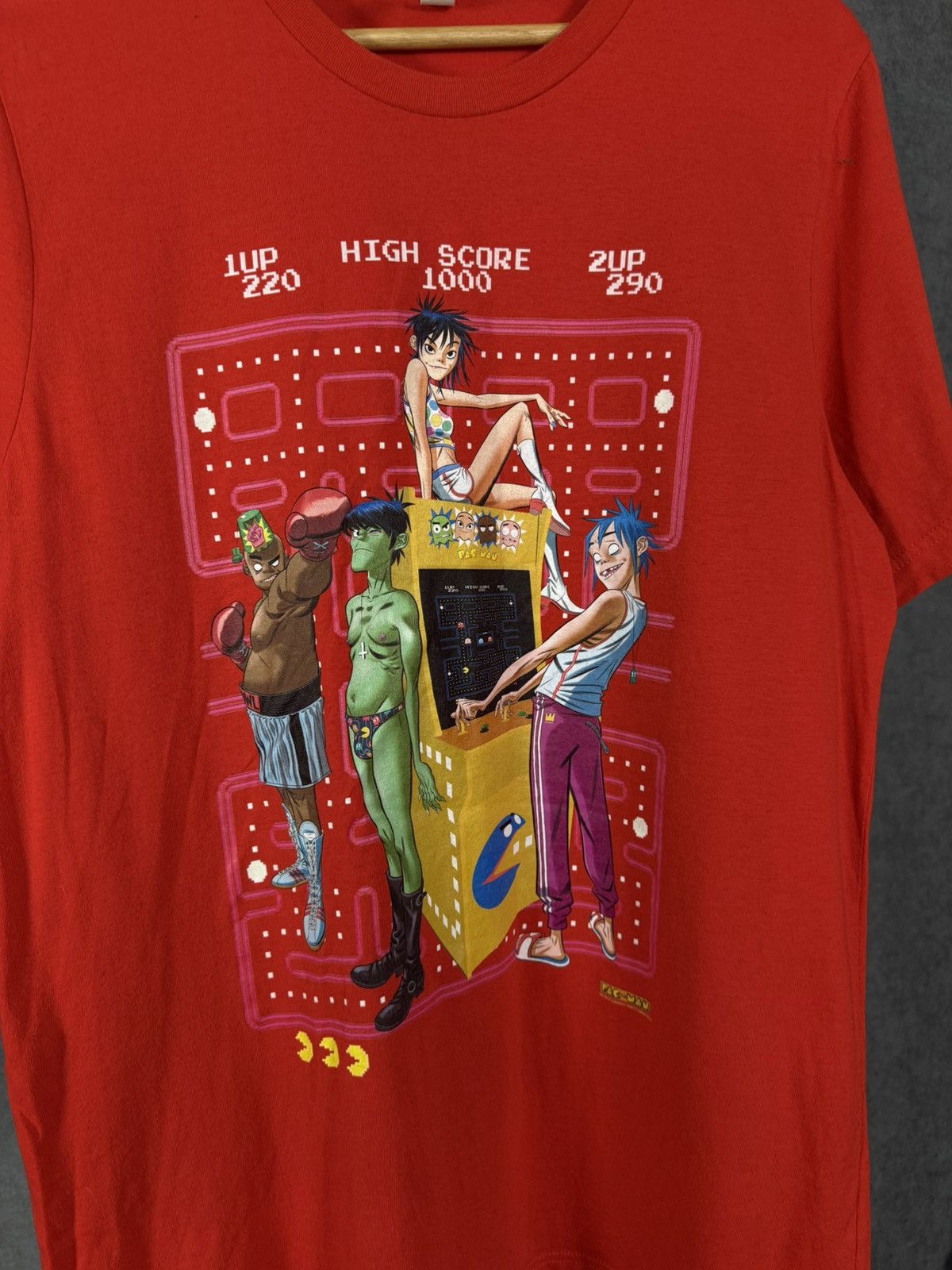 Band Tees Gorillaz x Pac-Man band tee Size US L / EU 52-54 / 3 - 3 Thumbnail