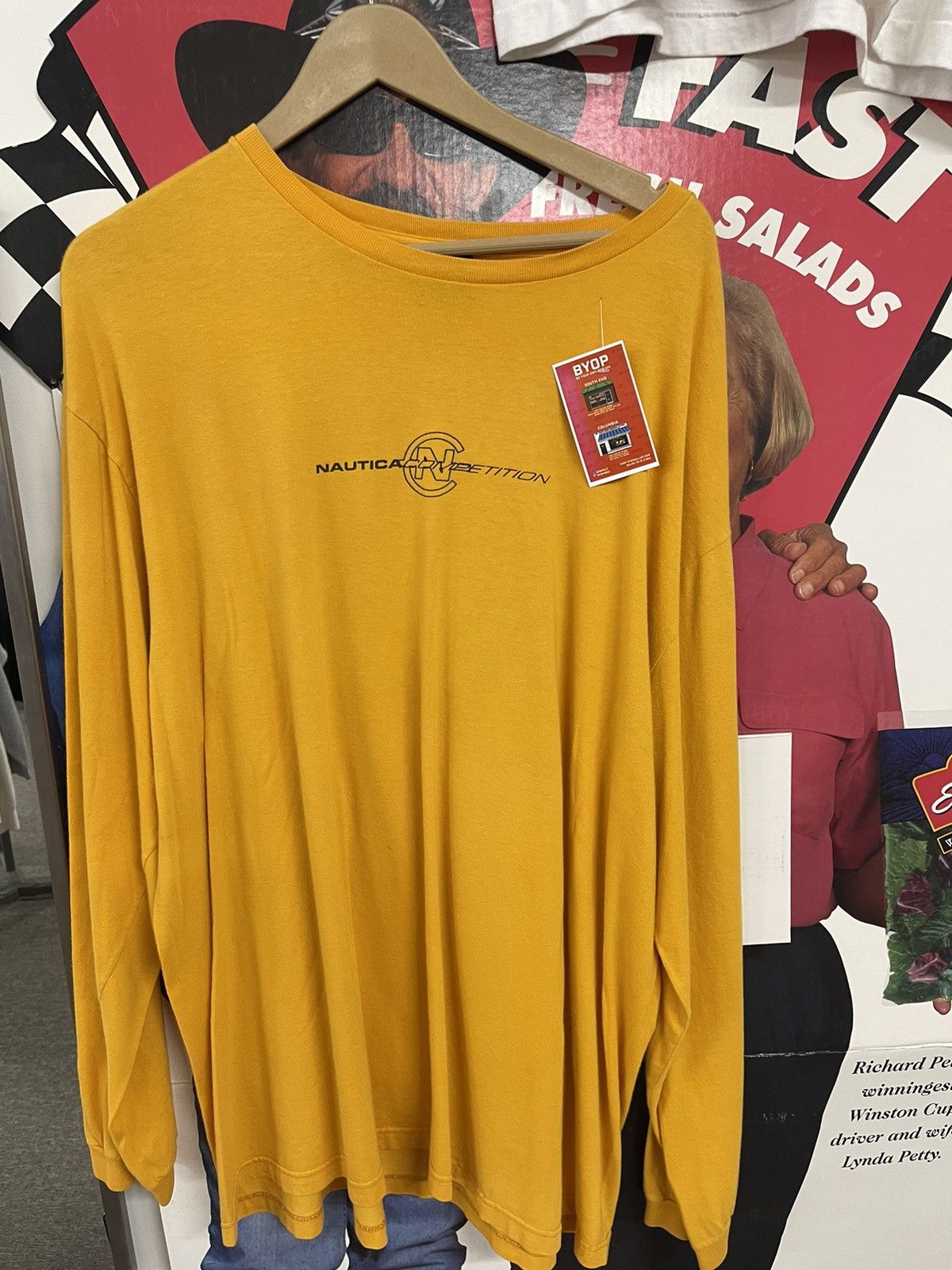 Vintage Yellow nautica shirt Size US L / EU 52-54 / 3 - 1 Preview