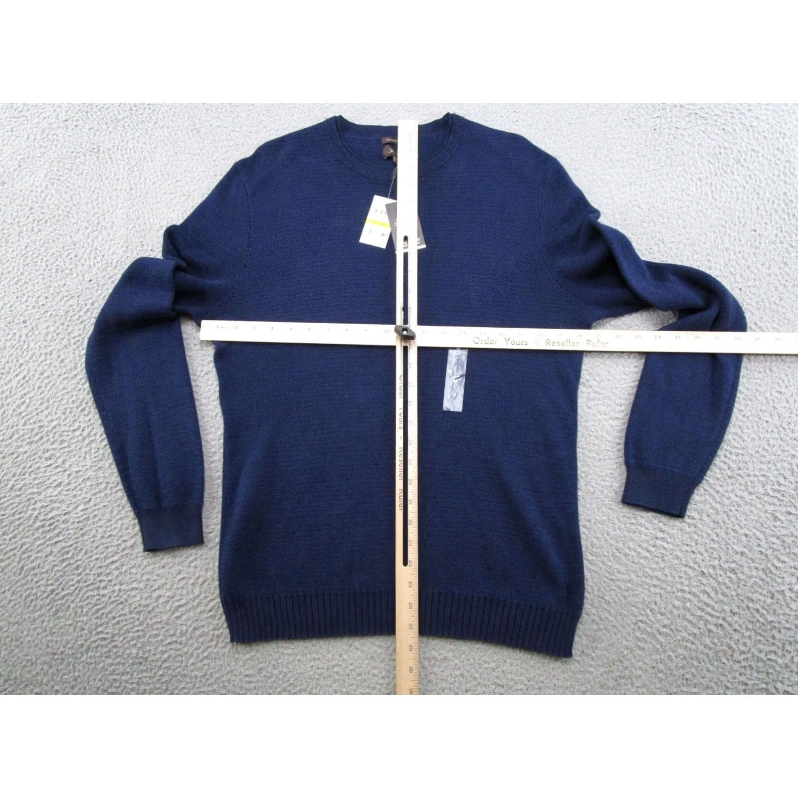Tasso Elba Tasso Elba Sweater Men M Navy Blue Cotton Knit Crewneck Pullover Classic Preppy Size US M / EU 48-50 / 2 - 4 Thumbnail