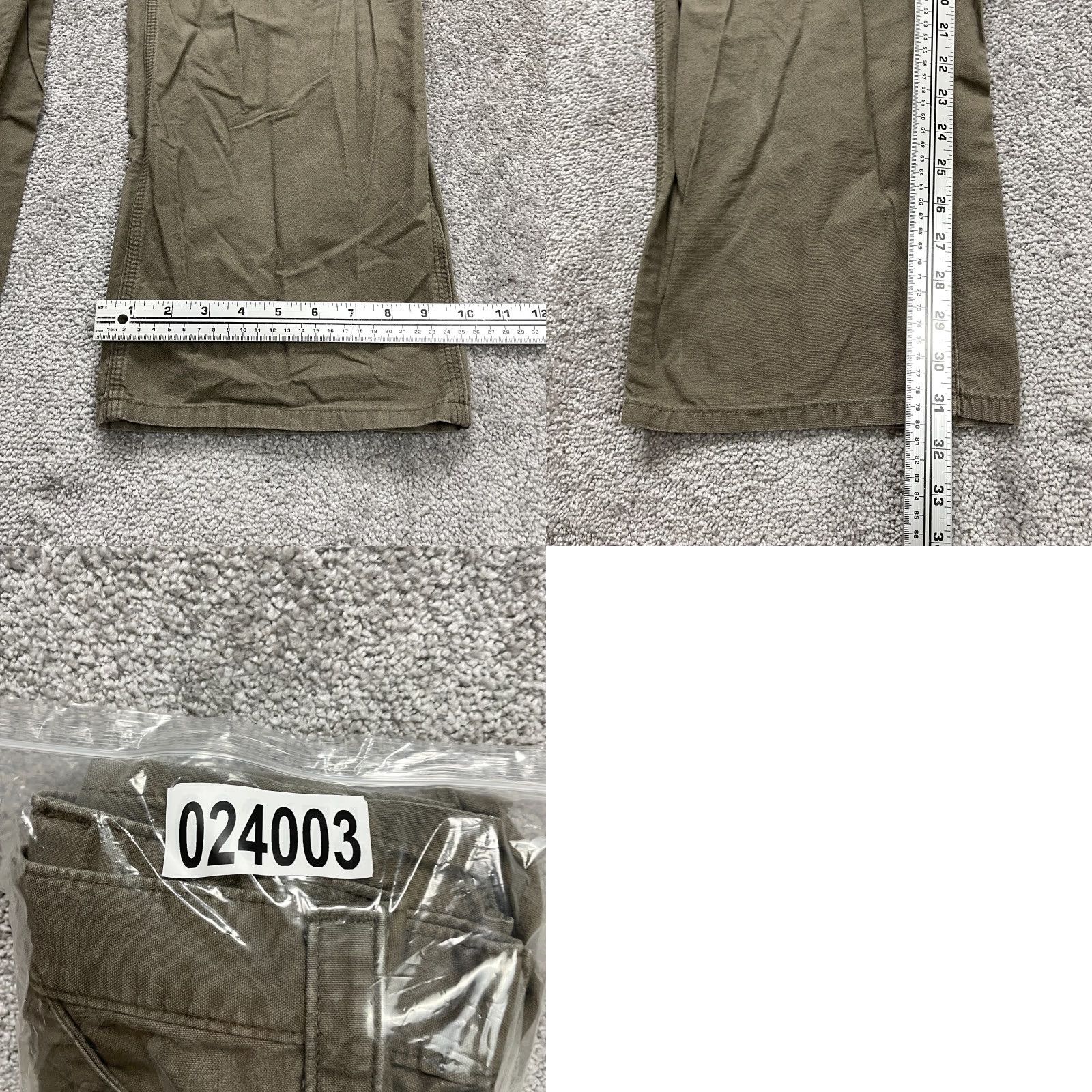 Carhartt Carhartt Carpenter Pants Mens 41x31 Green Straight Leg Cotton Workwear Outdoor Size US 41 - 8 Thumbnail