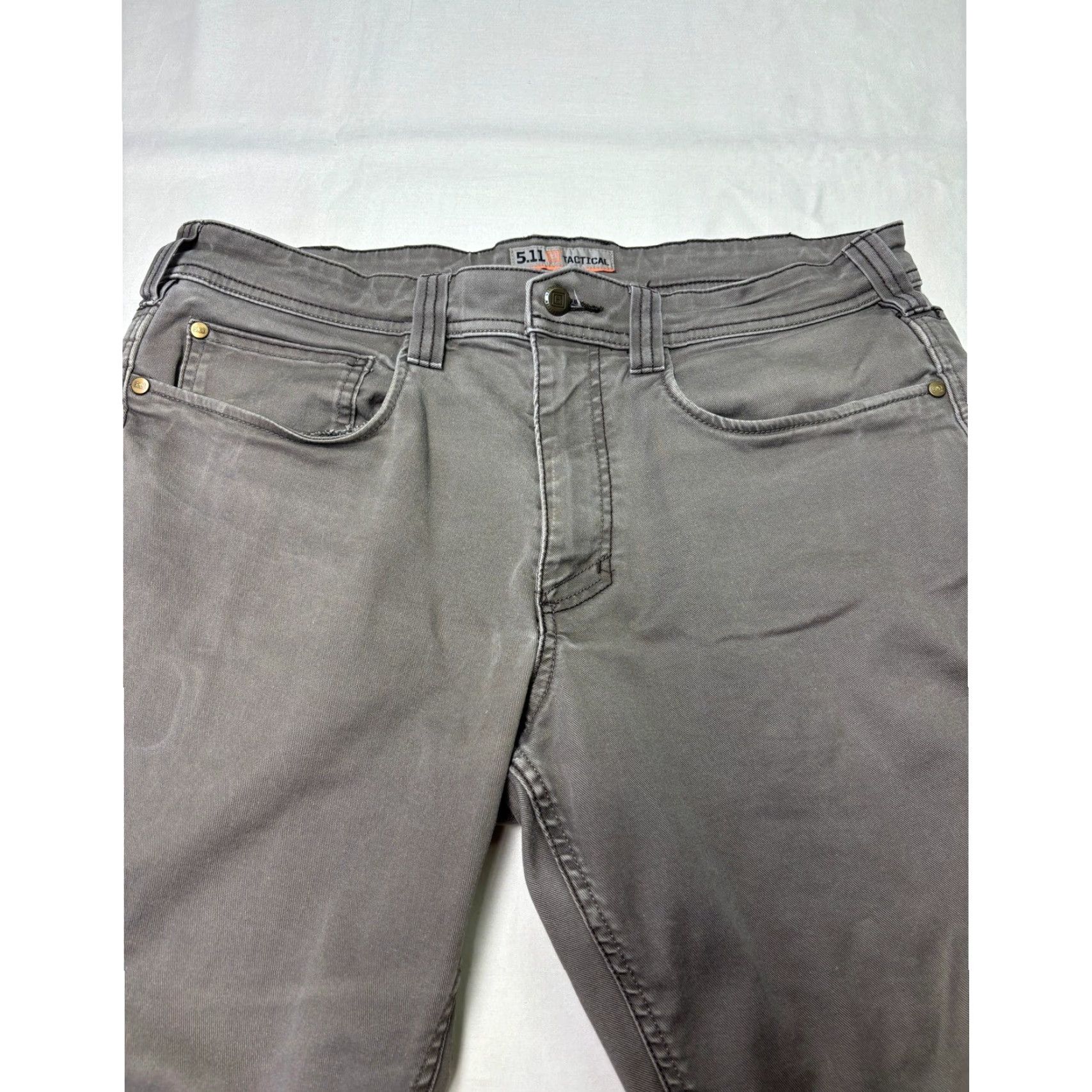 Vintage 5.11 Tactical Defender-Flex Slim Pants Mens 33x28 Charcoal Gray 74464 Size US 33 - 2 Thumbnail