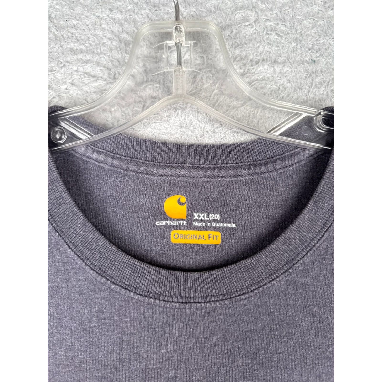 Carhartt VINTAGE Carhartt Shirt Women 2XL Gray Long Sleeve Crew Neck 100% Cotton READ Size XXL / US 16-18 / IT 52-54 - 6 Thumbnail