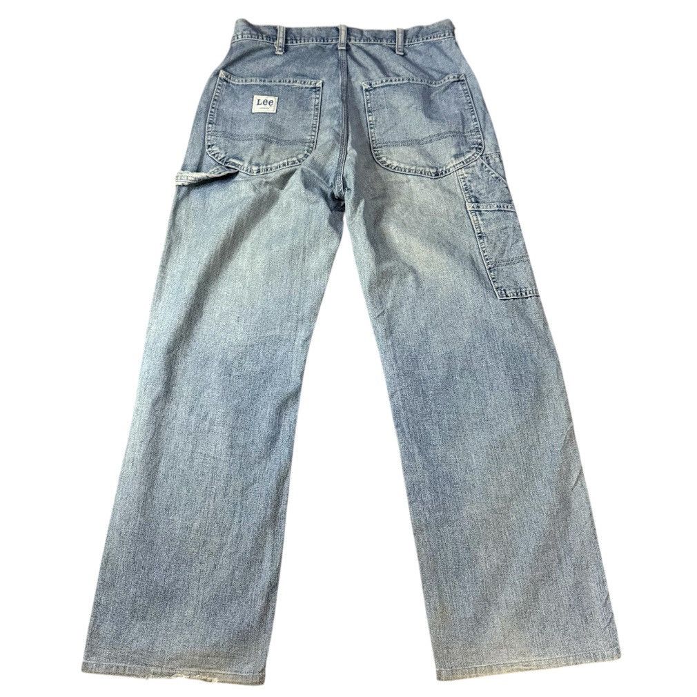 Lee Workwear Vintage 90s Lee Sanforized Carpenter Marbling Denim Size US 30 / EU 46 - 1 Thumbnail