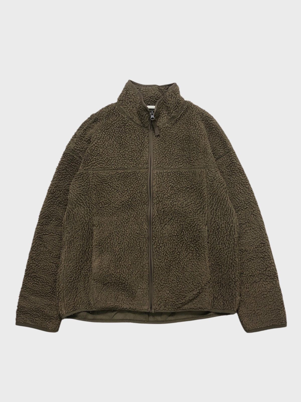 Japanese Brand × Vintage Vintage Gu Olive Green Patagonia Style Fleece Jacket Size US M / EU 48-50 / 2 - 1 Thumbnail