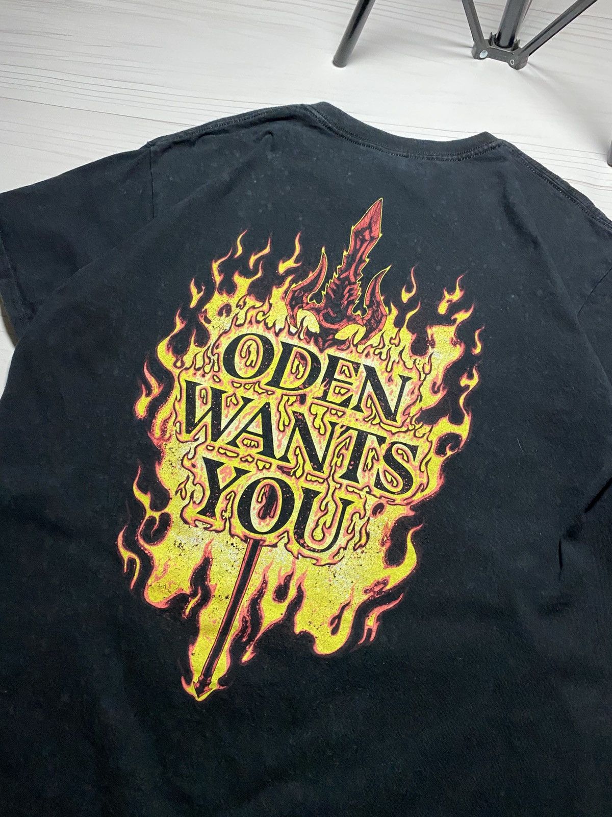 Band Tees × Vintage Vintage Amon Amarch Oden wants you faded y2k t shirt band Size US L / EU 52-54 / 3 - 10 Thumbnail