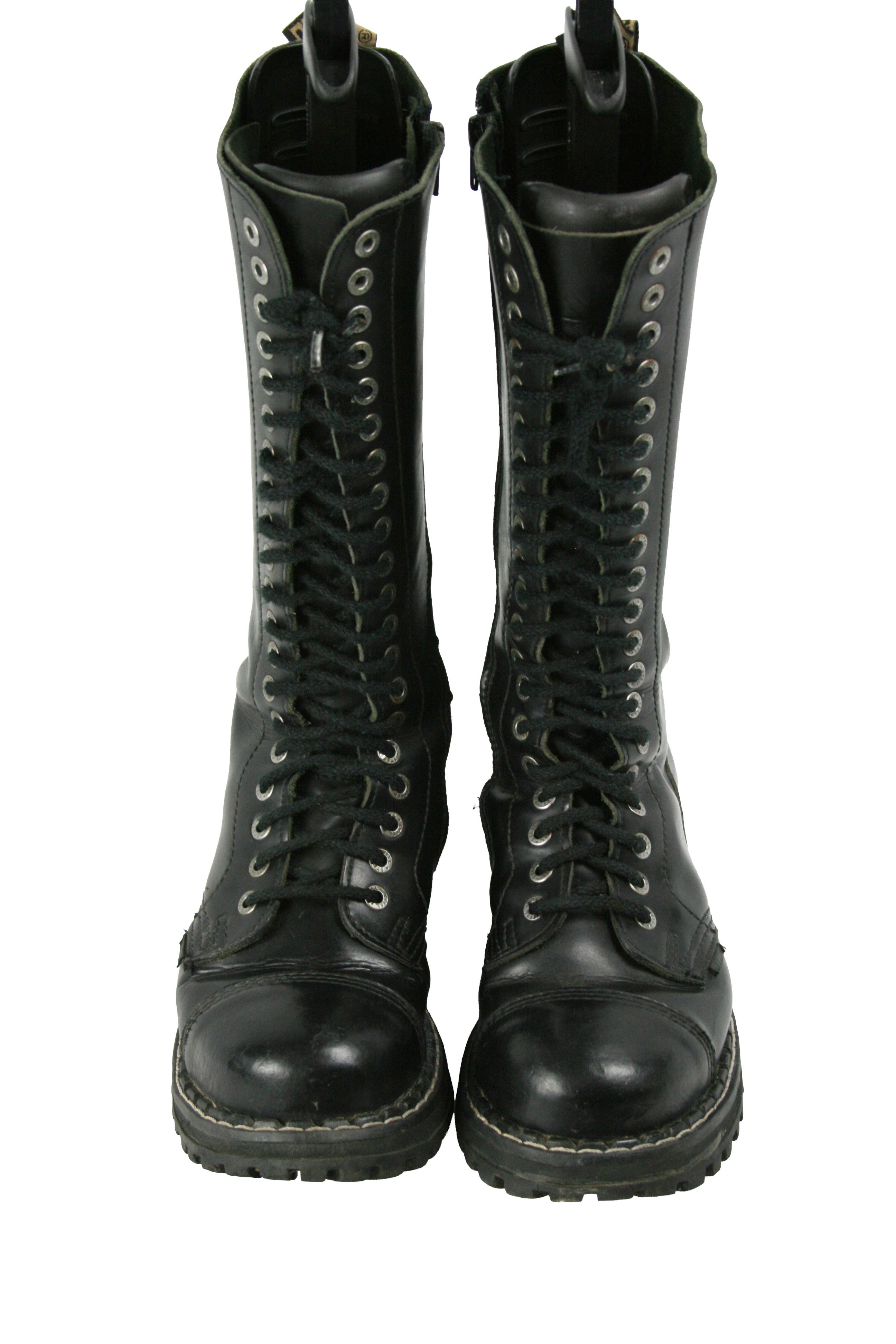 Other Steel 00S Buldozer Metal Rock Y2K High Punk Boots Vintage Size US 9 / IT 39 - 15 Thumbnail