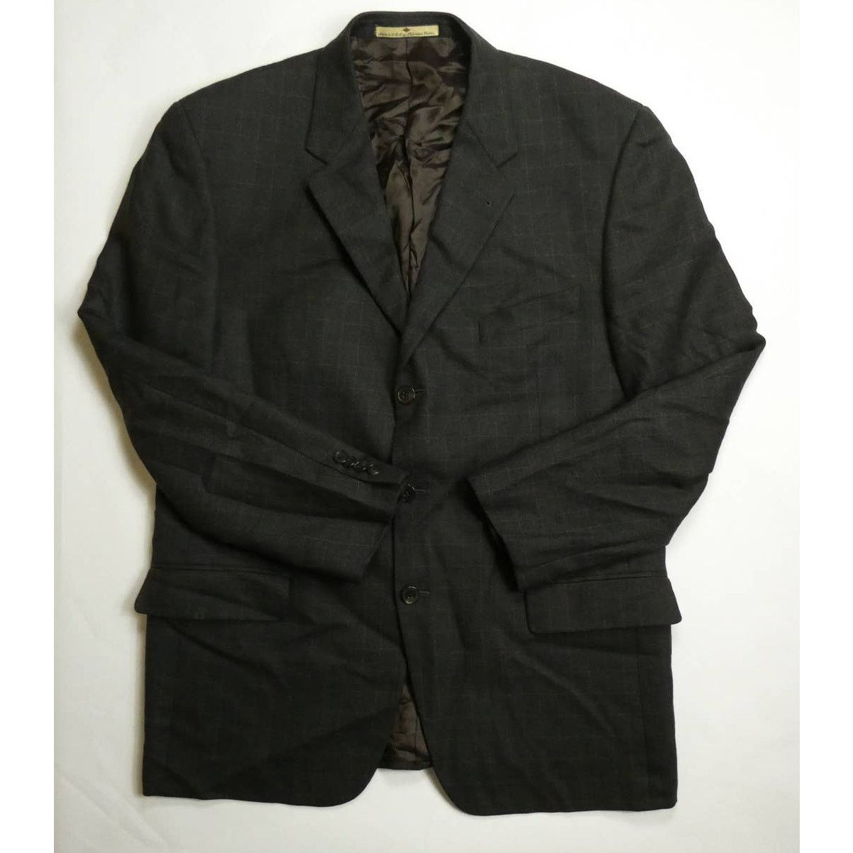 Joseph Abboud Joseph Abboud sport coat, 42R, dark gray check, 100% wool Size 42R - 1 Thumbnail