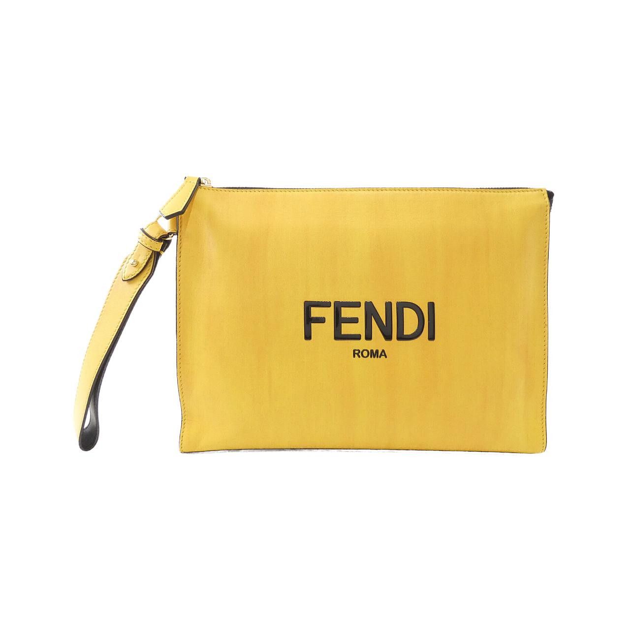 Fendi Fendi Fendi Flat Slim Clutch Leather Clutch Bag Leather Clutch Bag 7VA491ADP6 DUTY FREE for USA Size ONE SIZE - 1 Thumbnail