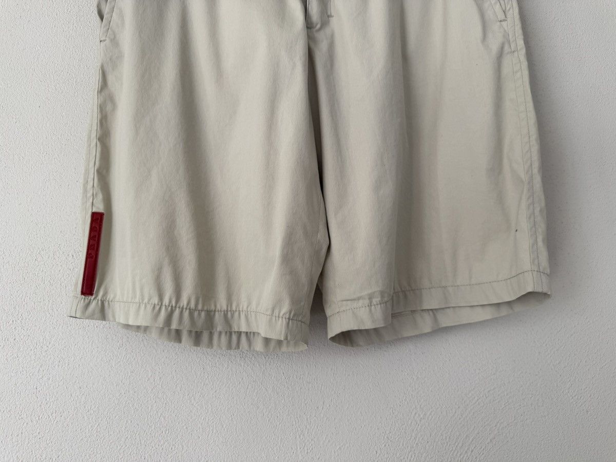 Prada Prada Sport Beige Technical Shorts with Red Tab Size US 30 / EU 46 - 3 Thumbnail