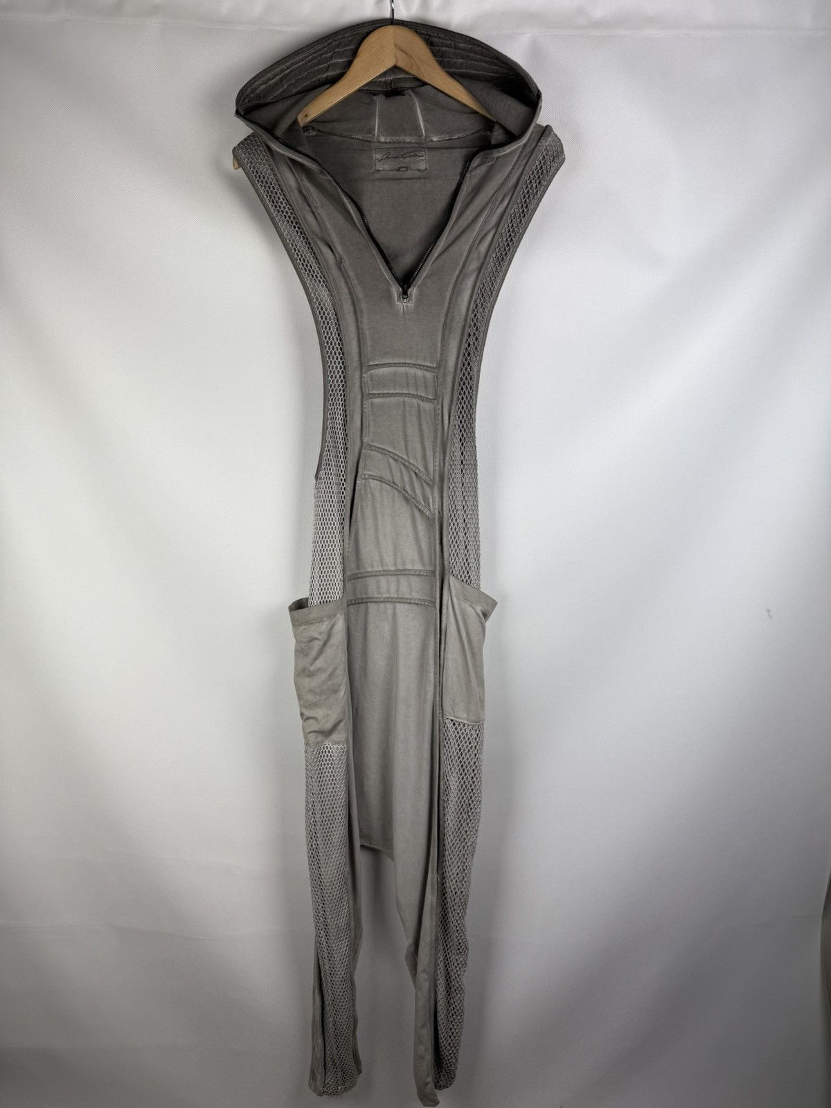 Other Junus Coban Ladies Avant-Garde Hooded Overall Jumpsuit Size 32" / US 10 / IT 46 - 1 Thumbnail