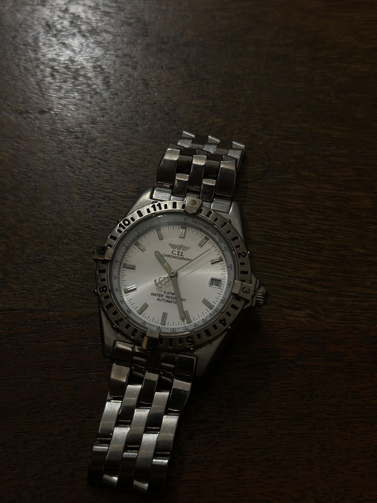 CTI stainless steel watch