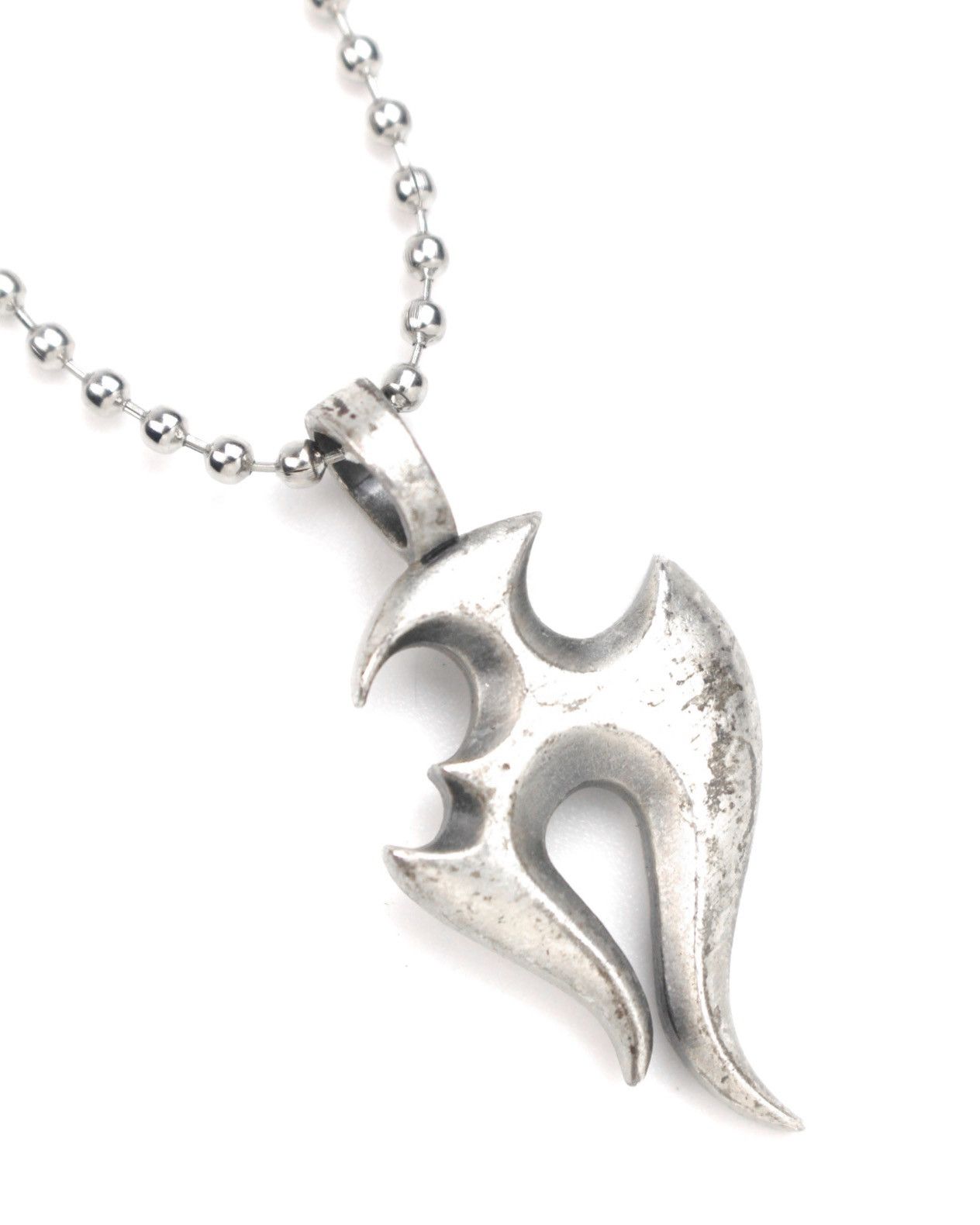 Hysteric Glamour 2000S BICO AUSTRALIA SILVER-TONE PEWTER FLAME NECKLACE Size ONE SIZE - 3 Thumbnail