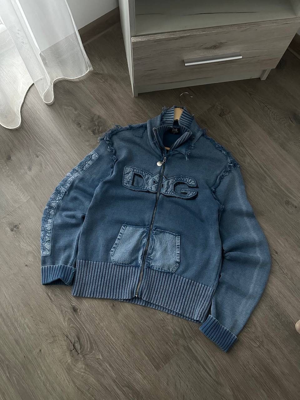 Dolce & Gabbana × Vintage Vintage Dolce&Gabbana Blue Full Zip Hoodie Center Logo Size US M / EU 48-50 / 2 - 7 Thumbnail