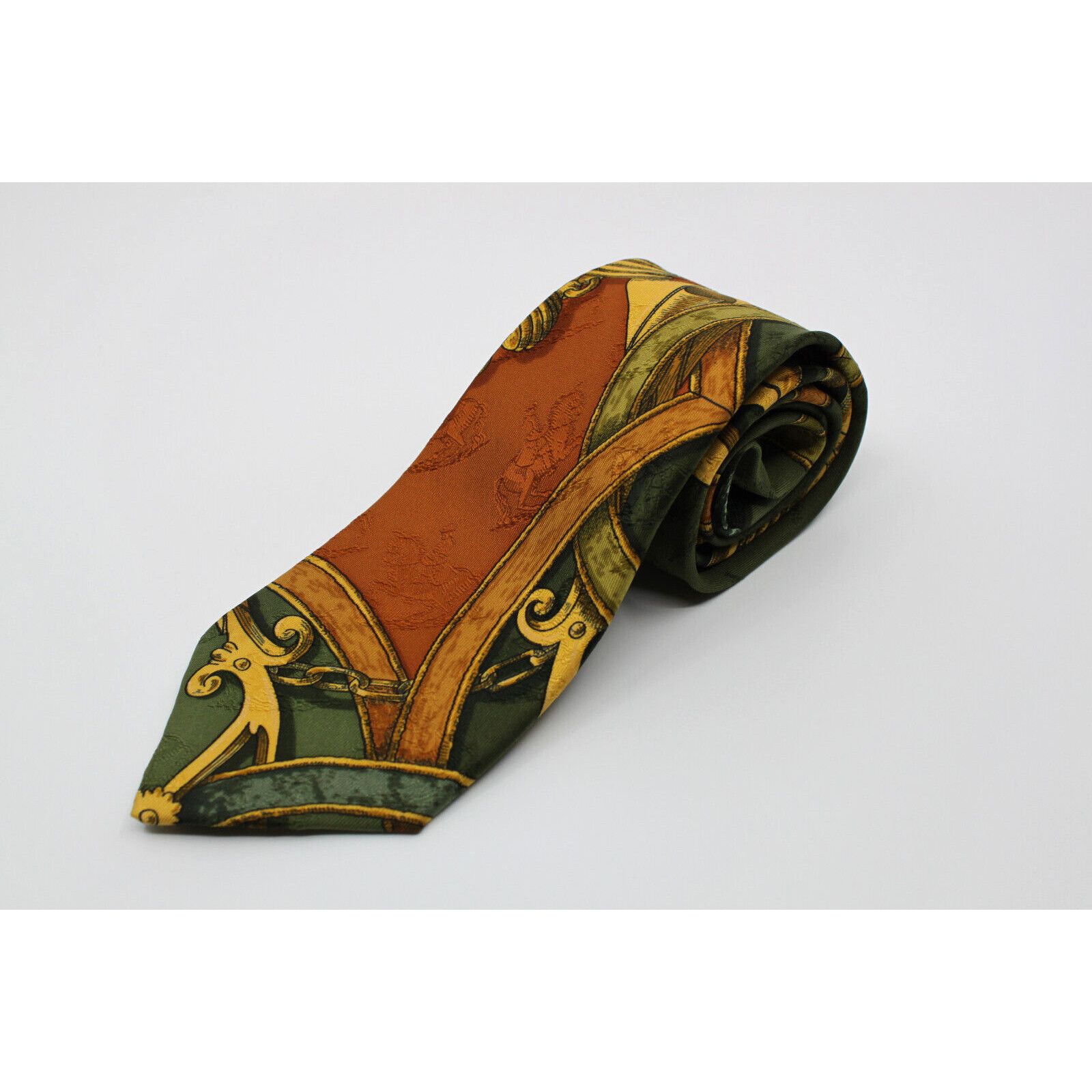 Hermes 1990s HERMÈS Instruction du Roy Jacquard Henri d' Origny Tie Size ONE SIZE - 1 Thumbnail