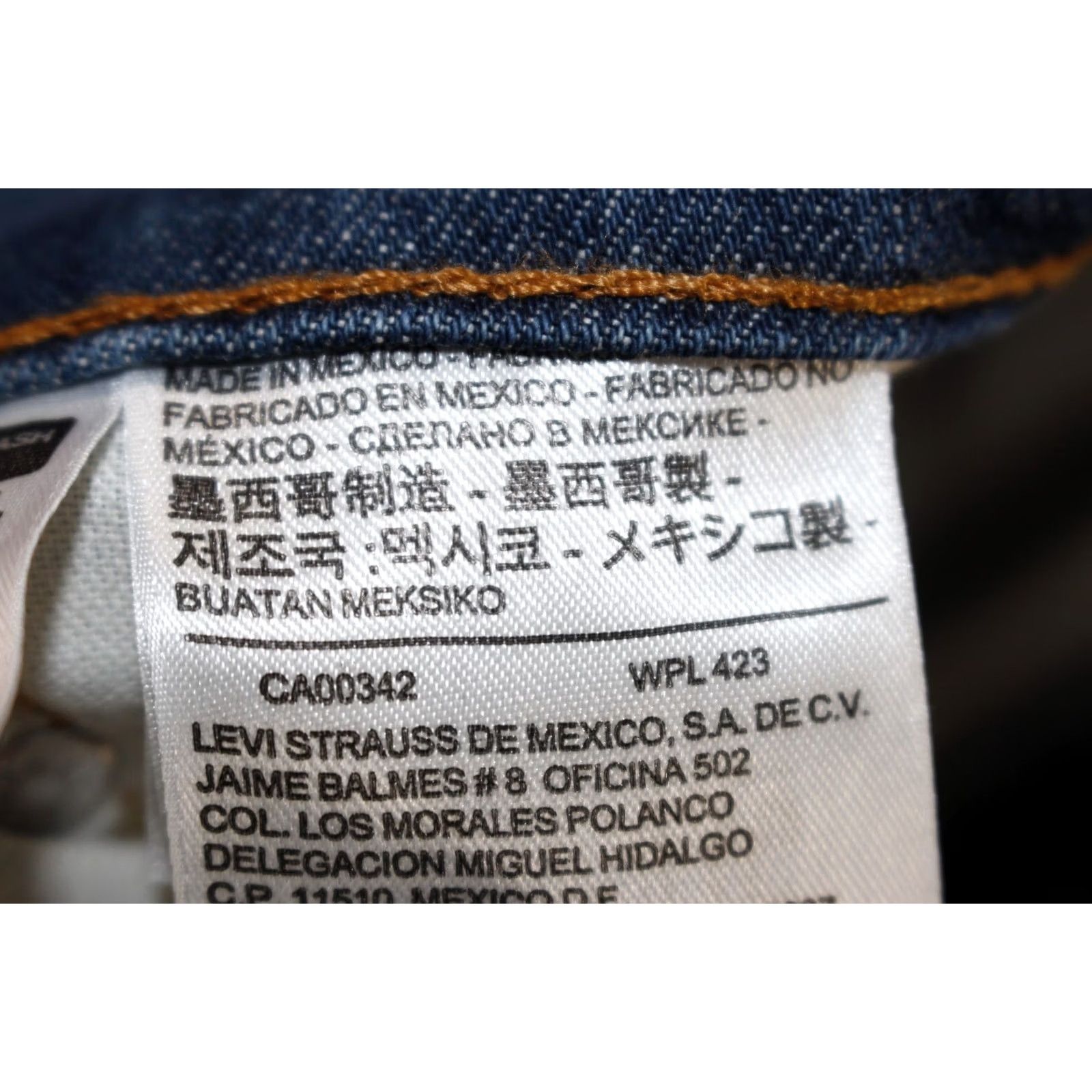 Levi's Levi's Jeans Mens 29 Blue Men 29x30 Straight Fit Stretch Medium Wash Size US 29 - 6 Thumbnail