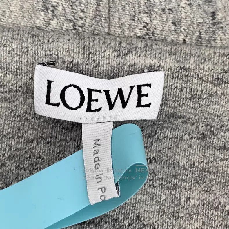 Loewe Loewe Grey lined cotton hooded long sleeve sweatshirt Size L / US 10 / IT 46 - 6 Thumbnail