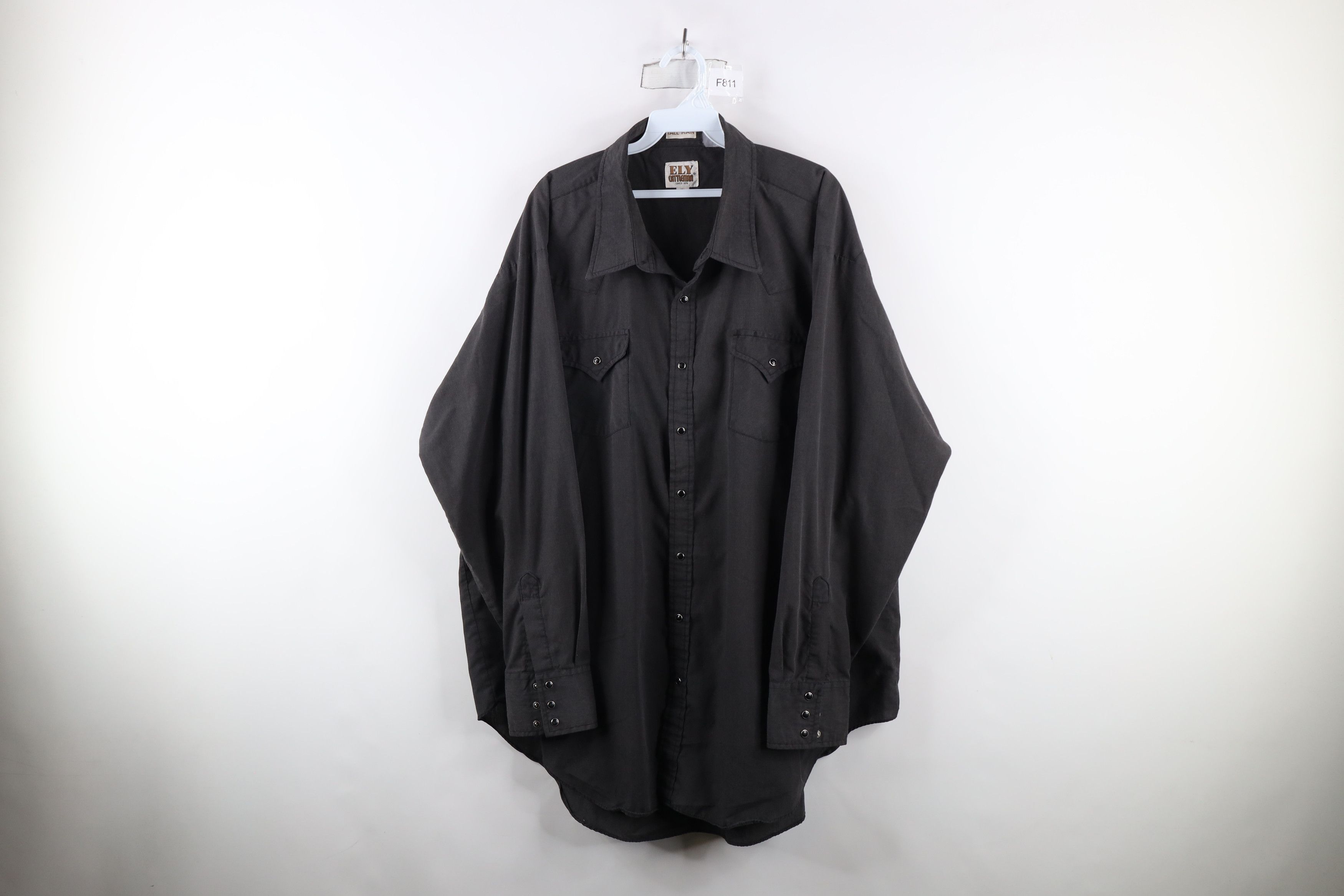 Vintage Vintage 70s Rockabilly Faded Western Rodeo Snap Button Shirt Size US XXL / EU 58 / 5 - 1 Thumbnail