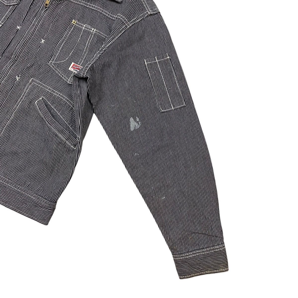 Japanese Brand × Mister Freedom × Vintage Vintage Dogman Satisfactory Hickory Stripe Jacket Size US L / EU 52-54 / 3 - 5 Thumbnail