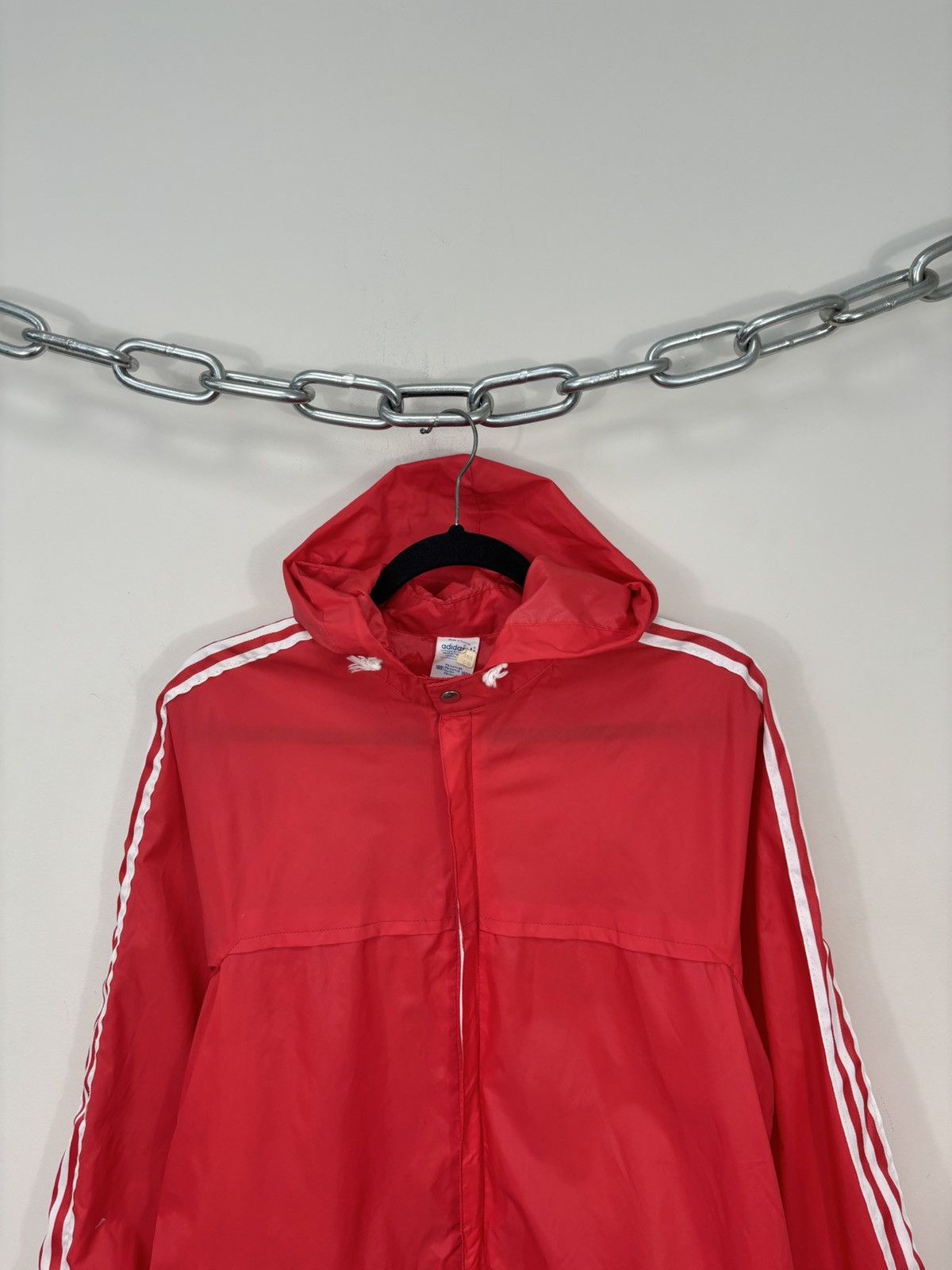 Adidas Vintage Adidas Ventex 80s Very Rare Nylon Windbreaker Jacket Size US M / EU 48-50 / 2 - 2 Thumbnail