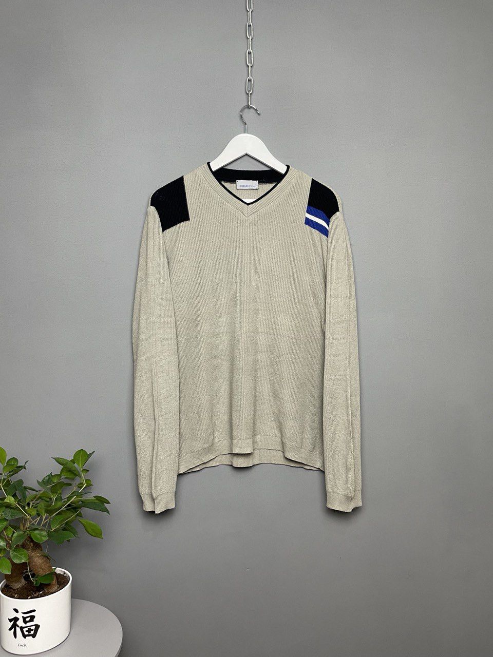 Carlo Colucci Vintage Carlo Colucci Luxury Knit Sweater Size US L / EU 52-54 / 3 - 1 Thumbnail