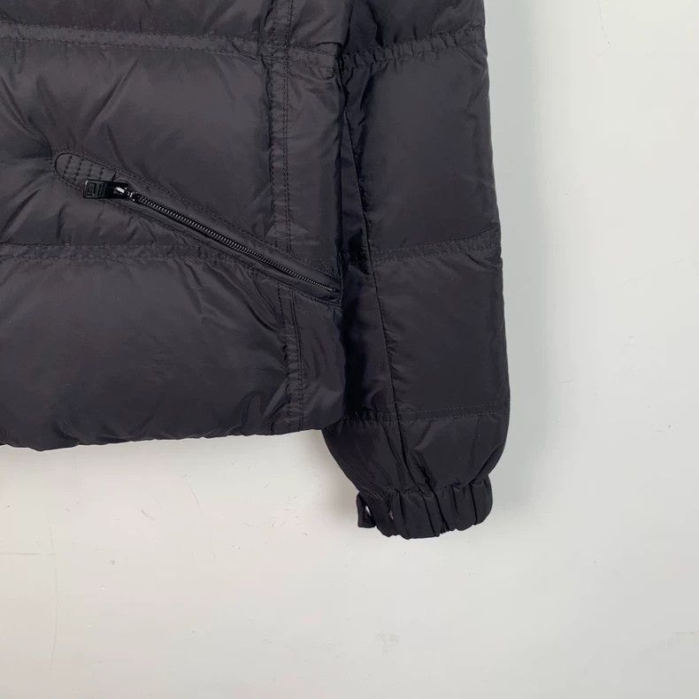 Prada Prada Size 38 Black triangle hooded zipper down jacket 250 Size US XXS / EU 40 - 4 Thumbnail