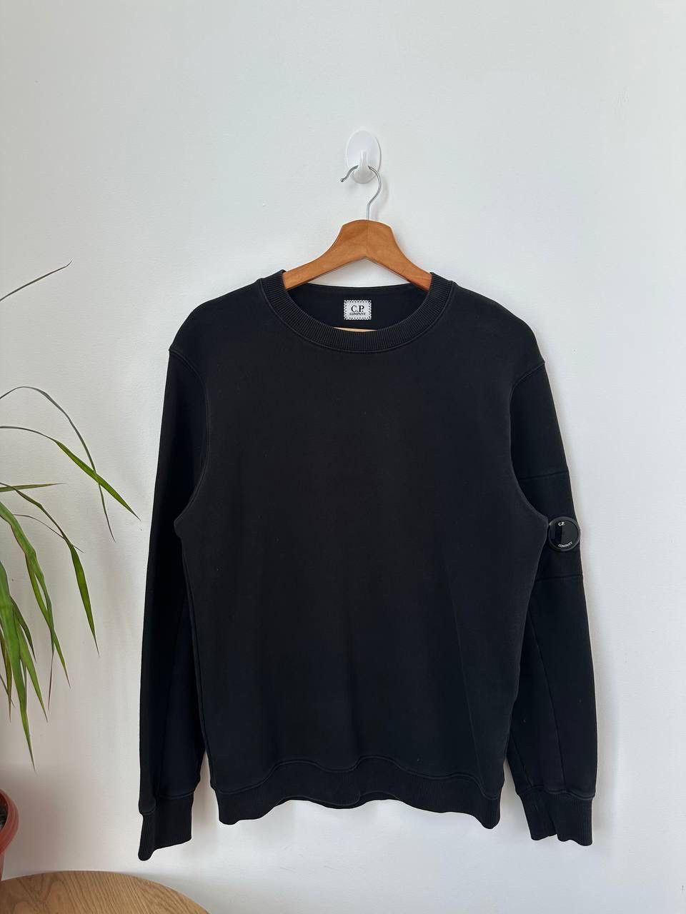 C.P. Company × Vintage Vintage CP.Company Black Diagonal Raised Sweatshirt Size US S / EU 44-46 / 1 - 2 Thumbnail