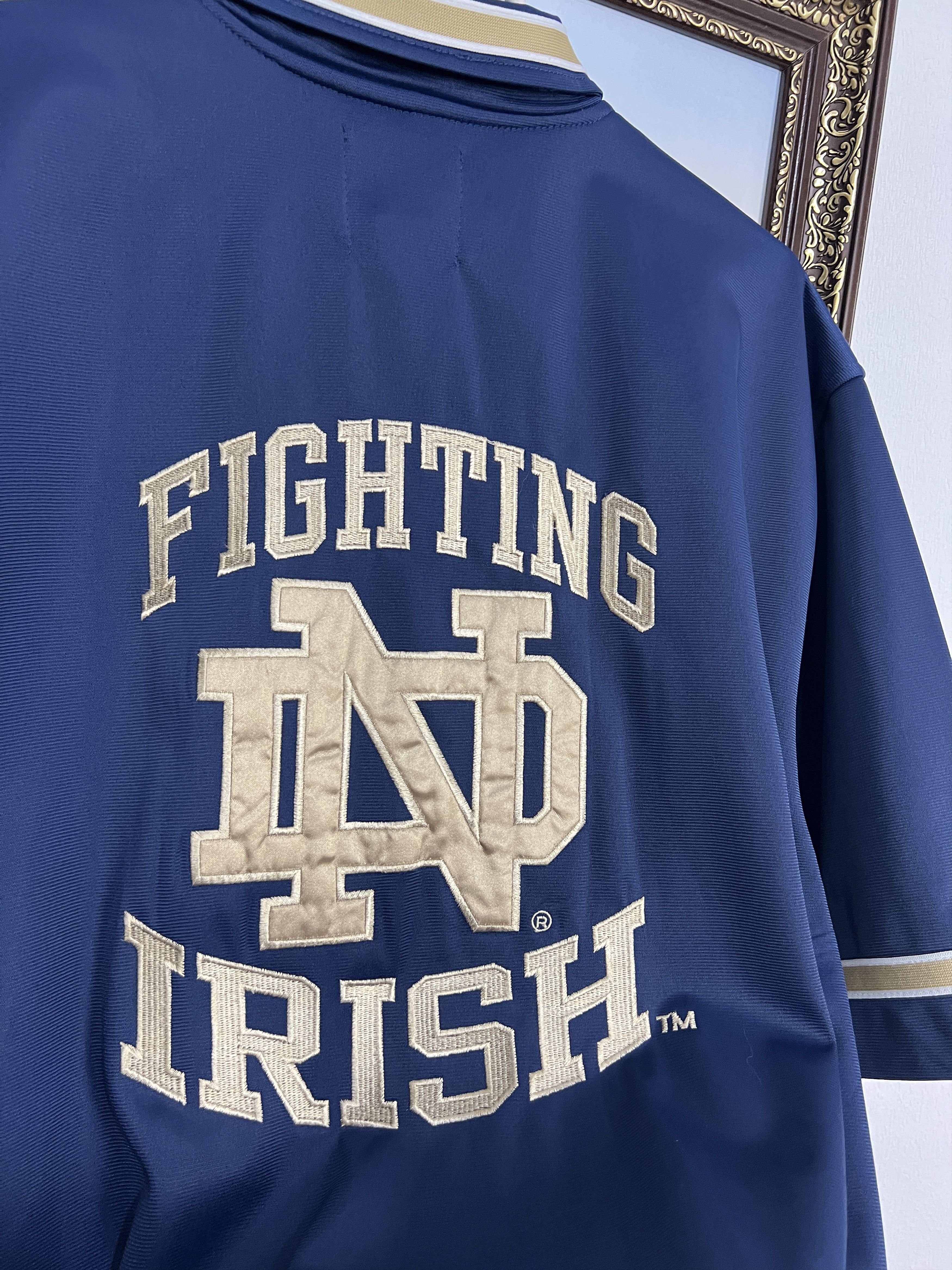 Starter Vintage 90's Notre Dame Fighting Irish Baseball Jersey Shirt Size US M / EU 48-50 / 2 - 9 Thumbnail
