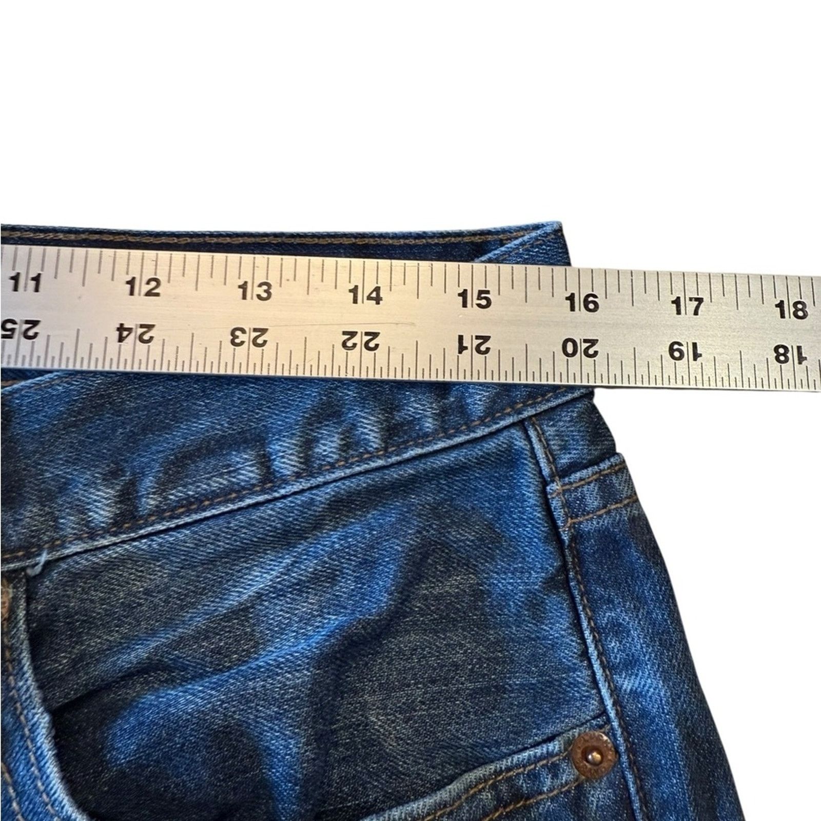 Lucky Brand Lucky Brand 181 Relaxed Straight Jeans Mens Size 32 x 32 Size US 32 / EU 48 - 6 Thumbnail