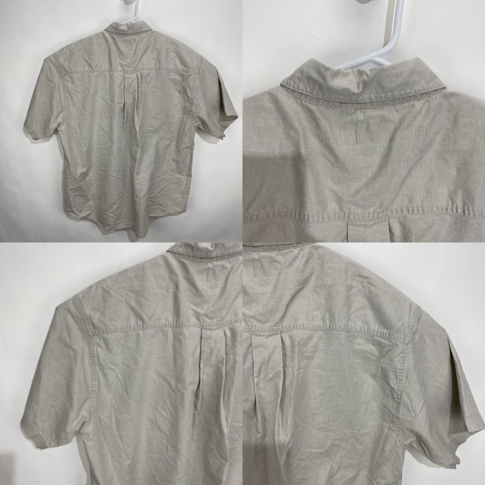 Vintage Timber Run Shirt Button-Up Short Sleeve Khaki Men’s Large Pockets Camping Fishing Sports Outdoor Regular Fit Shirt Size US L / EU 52-54 / 3 - 8 Thumbnail