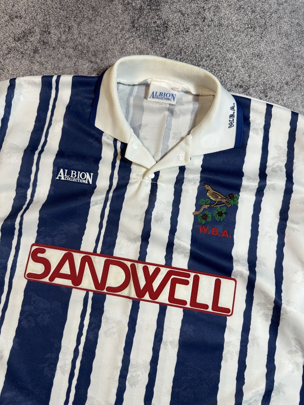 Vintage Very Rare Vintage West Bromwich Albion Soccer Jersey 90s XL Size US XL / EU 56 / 4 - 2 Thumbnail