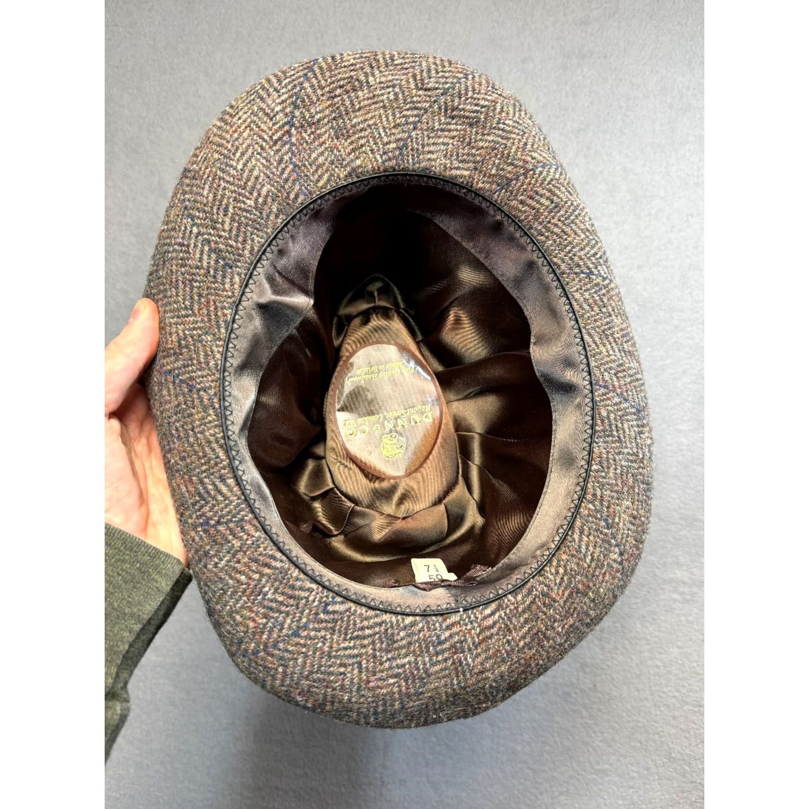 CO VINTAGE Dunn & CO Wool Fedora Hat Mens 7 1/4 Gray Fedora Men 7 1/4 Gray Size ONE SIZE - 7 Thumbnail