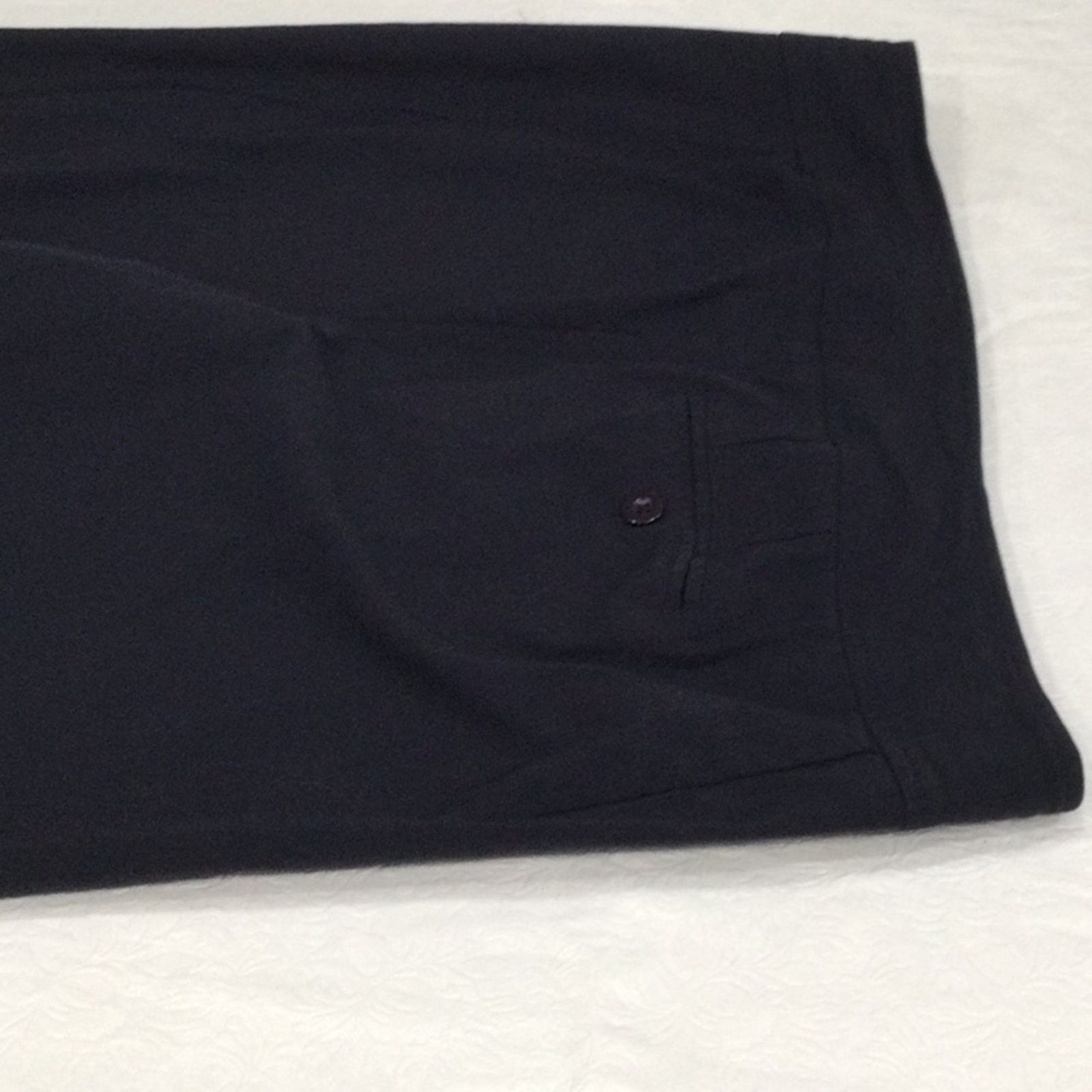 Other Lane Bryant Navy Button Back Pocket Cropped Capri Pant 16 Size 38" / US 16 / IT 52 - 6 Thumbnail
