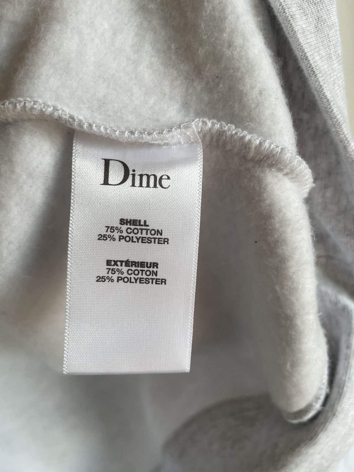 Dime DIME CURSIVE SNAKE CREWNECK IN ASH | Grailed
