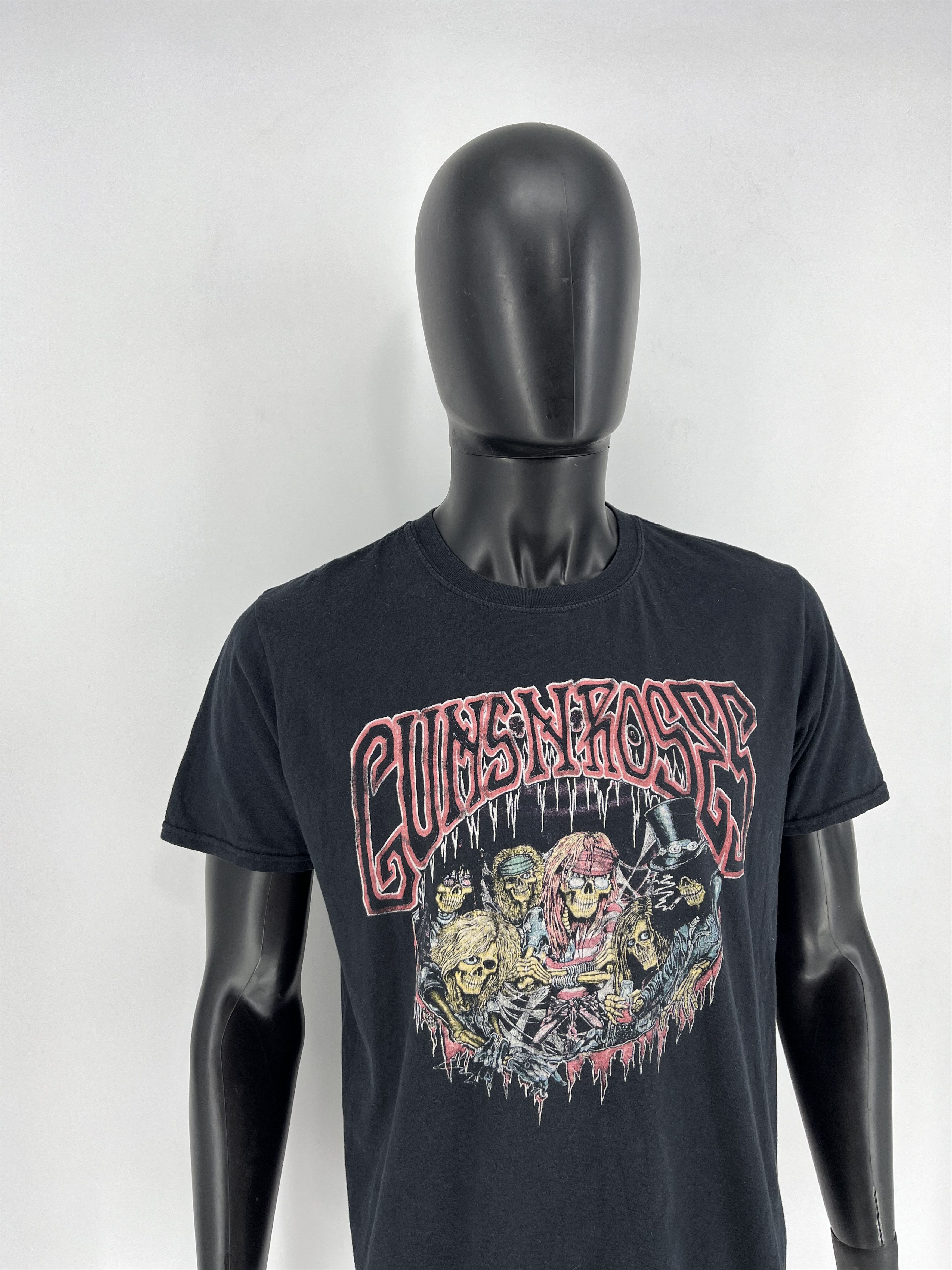 Band Tees × Vintage Vintage Guns N’ Roses 🌹 Big Logo Double Sided T-Shirt Size US XL / EU 56 / 4 - 3 Thumbnail