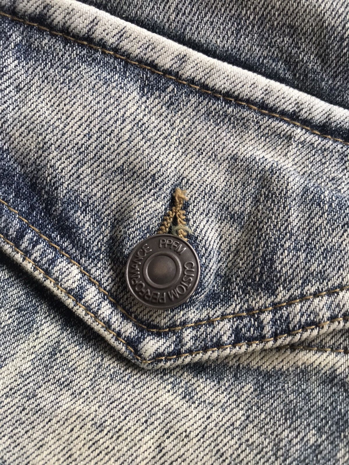 If Six Was Nine × Japanese Brand × PPFM PPFM Curved Washed Denim Size US 32 / EU 48 - 14 Thumbnail