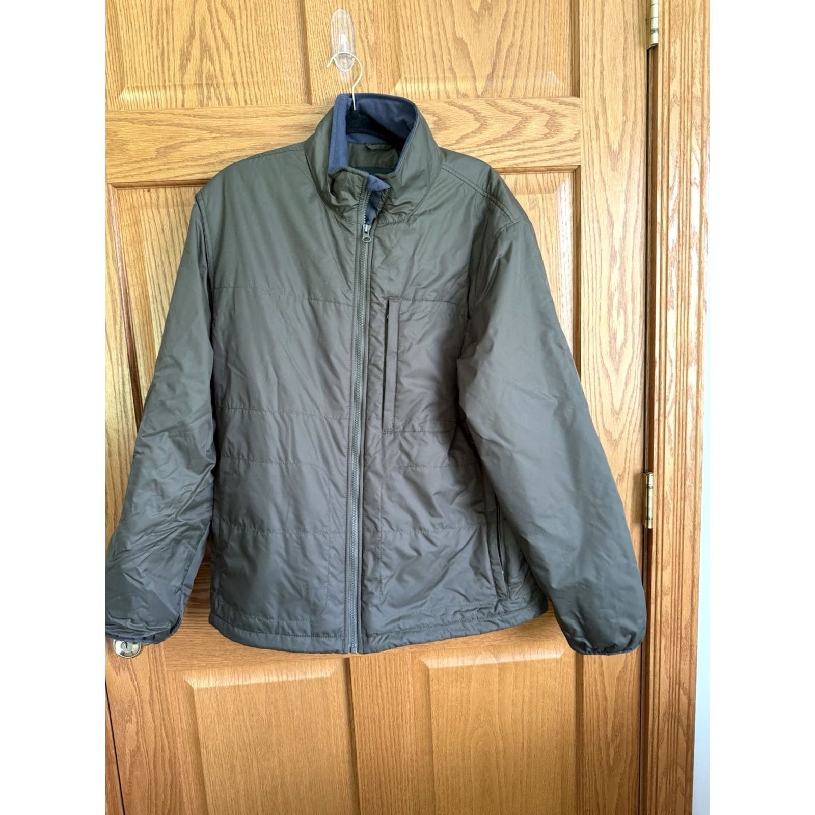 Eddie Bauer Eddie Bauer Outdoor Weather Edge Hooded Protective Jacket Men Large Olive Green Size US L / EU 52-54 / 3 - 2 Thumbnail