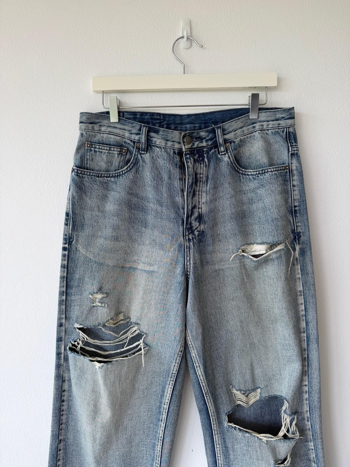 Ksubi mens jeans maxx rekovery blue 32 wide leg
