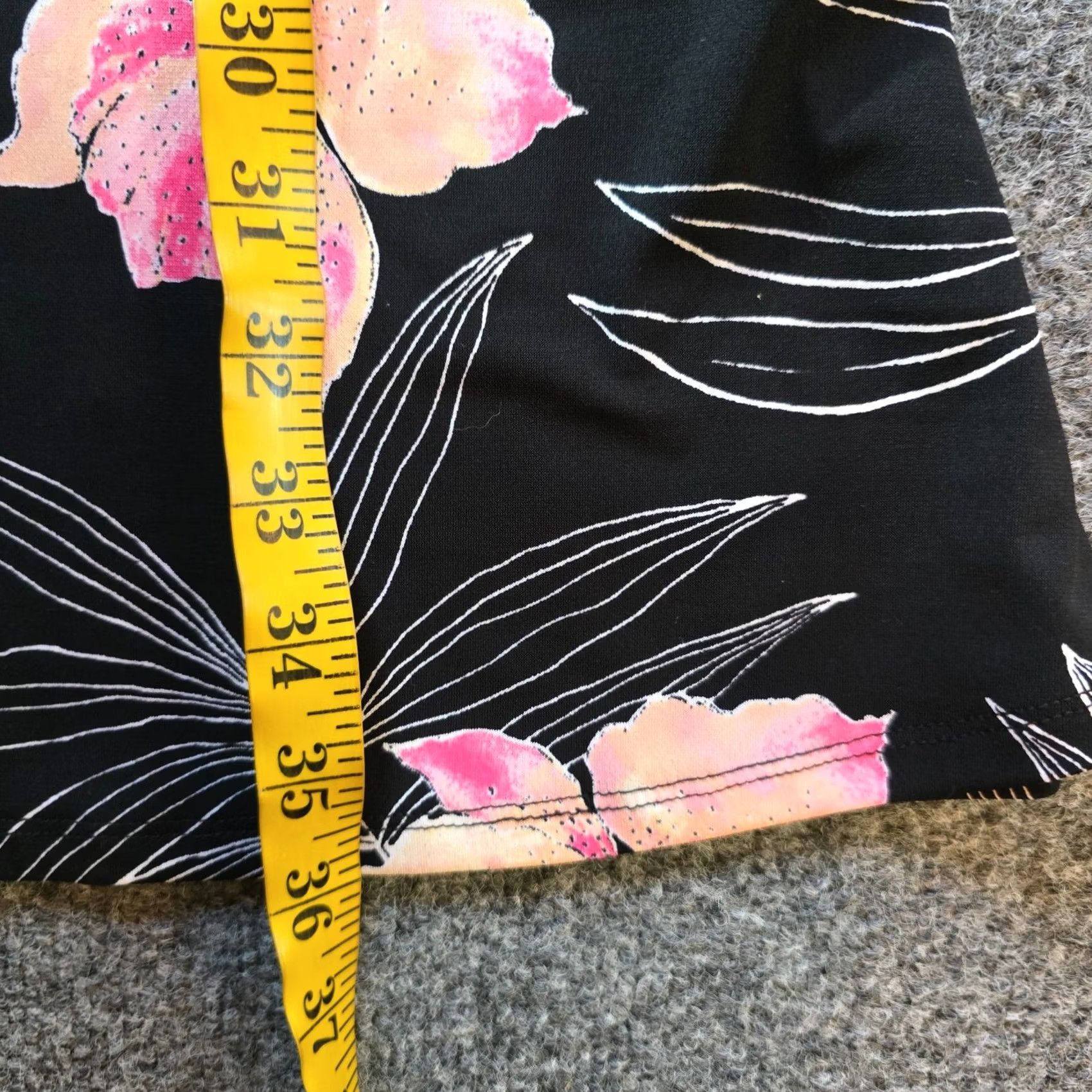 Vintage Chicos Dress Womens Size Small Black Pink Floral Tropical Aloha Hawaii Casual Size S / US 4 / IT 40 - 7 Thumbnail