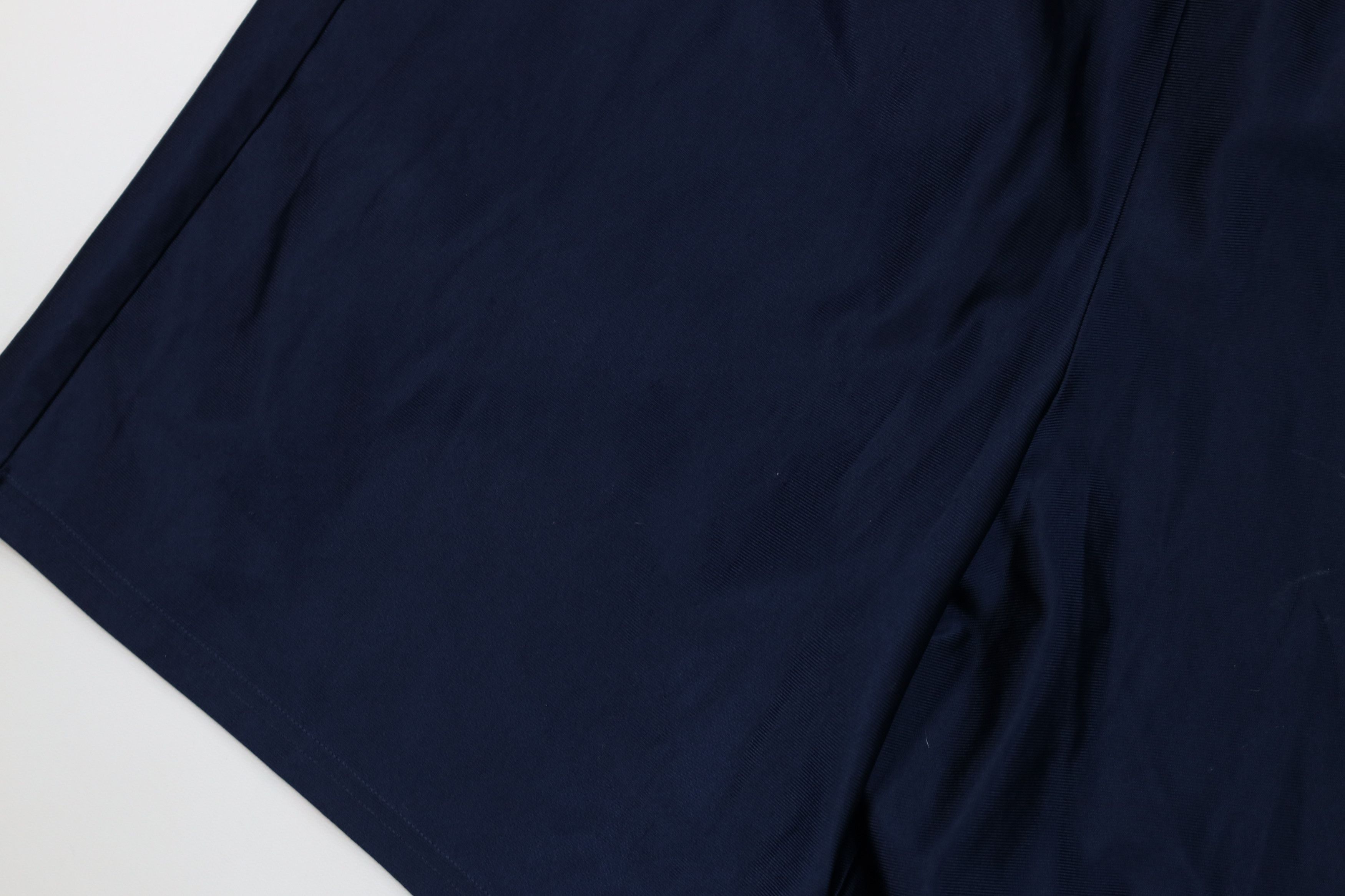 Nike Vintage Nike Mini Swoosh Silky Polyester Shorts Blue Dazzle Size US 36 / EU 52 - 14 Thumbnail