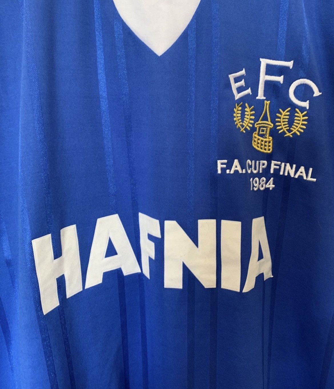 Other EVERTON VINTAGE 1984 80’s JERSEY SOCCER HAFNIA FOOTBALL Size US L / EU 52-54 / 3 - 3 Thumbnail