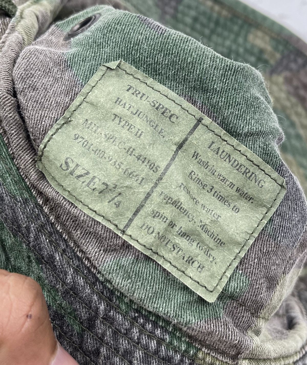 Japanese Brand vintage army bucket hat tc45 Size ONE SIZE - 4 Thumbnail