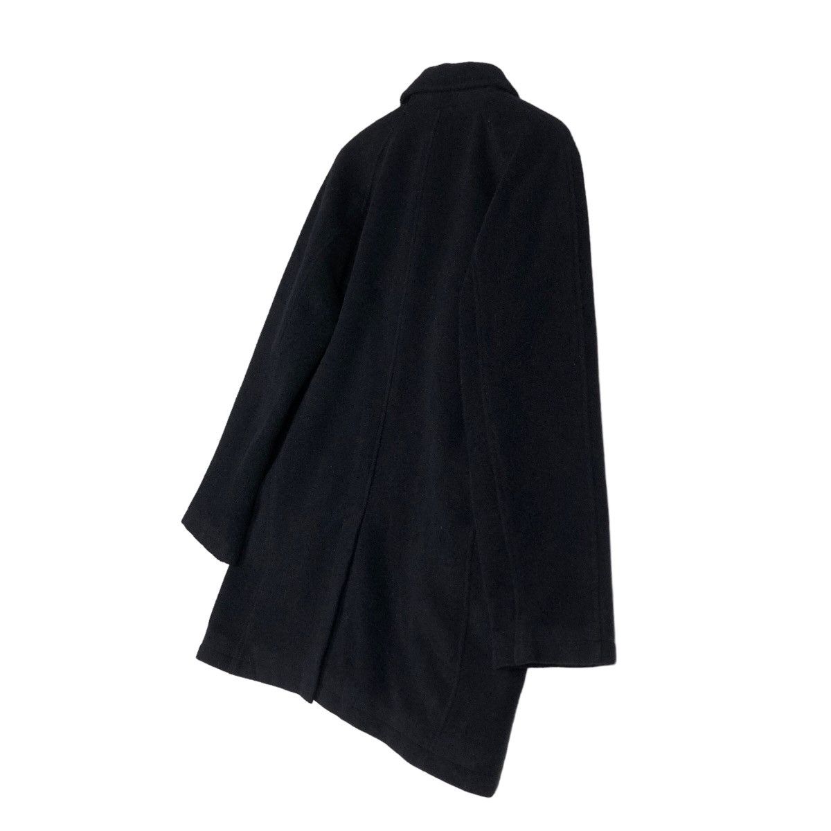 Issey Miyake 🔥Rich Black Fly Coats Long Jacket Wool D’Homme A Homme Size US L / EU 52-54 / 3 - 9 Thumbnail