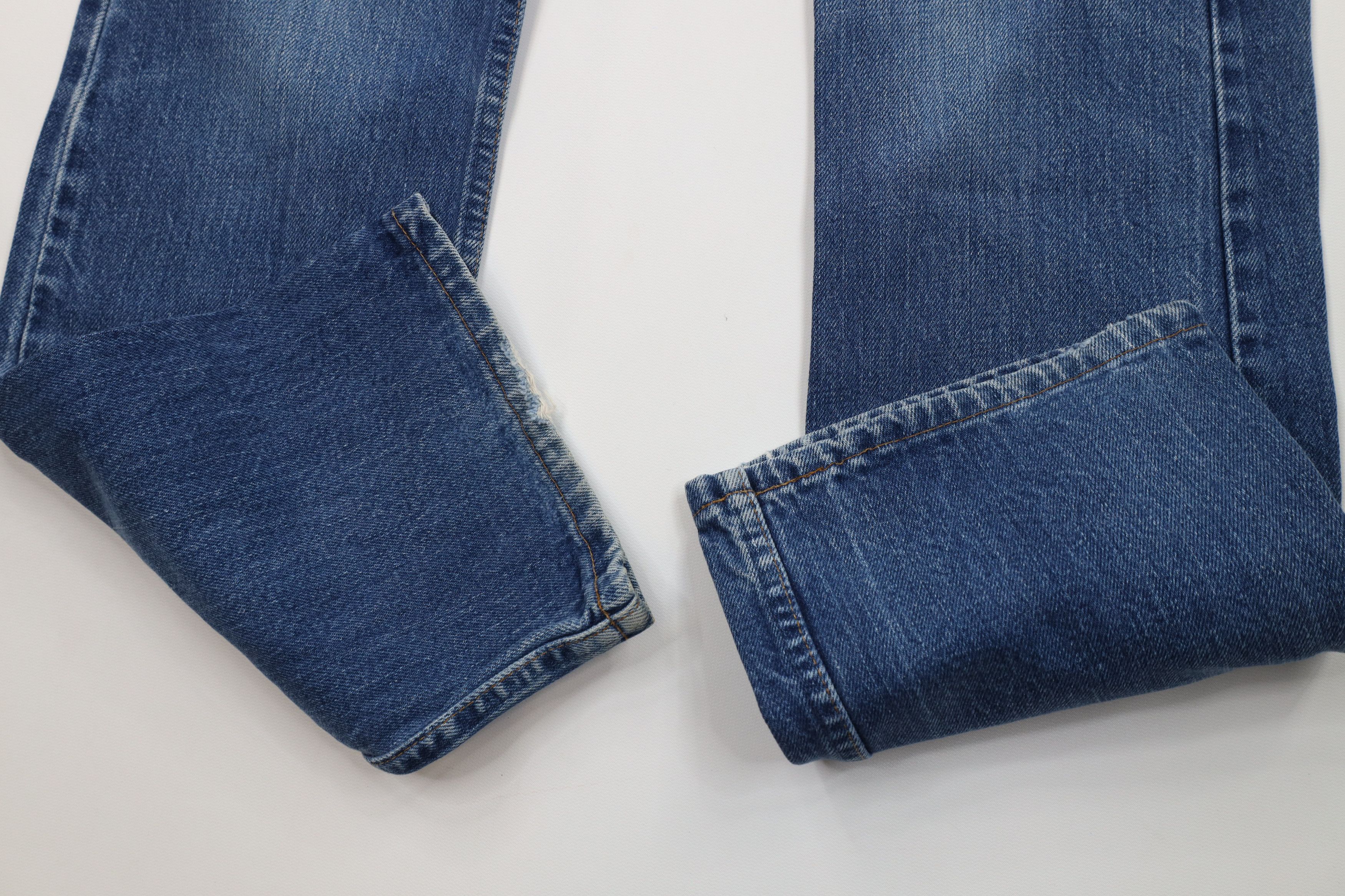 Vintage Vintage 70s Streetwear Western Flared Denim Jeans Blue USA Size US 29 - 7 Thumbnail