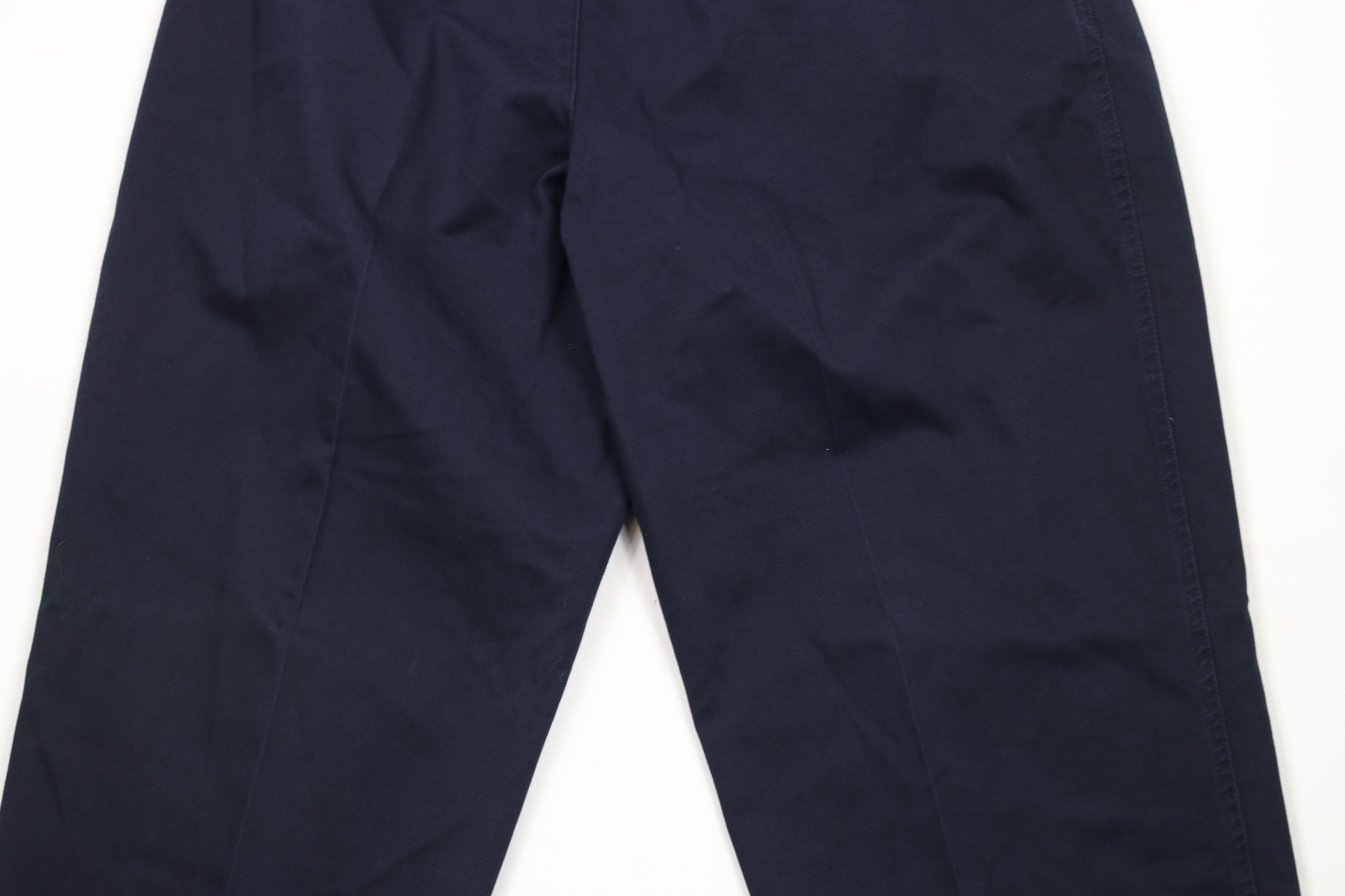 Ralph Lauren × Vintage Vintage 90s Chaps Ralph Lauren Cuffed Wide Leg Chino Pants Size US 34 / EU 50 - 9 Thumbnail